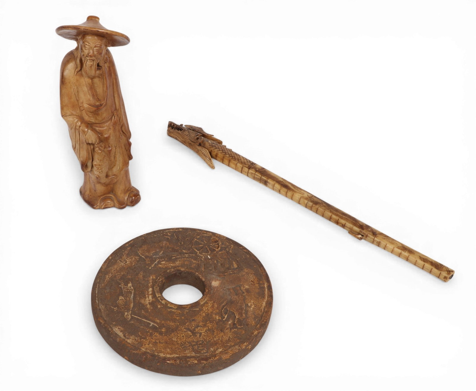 A group of three Asian items (1 of 4)