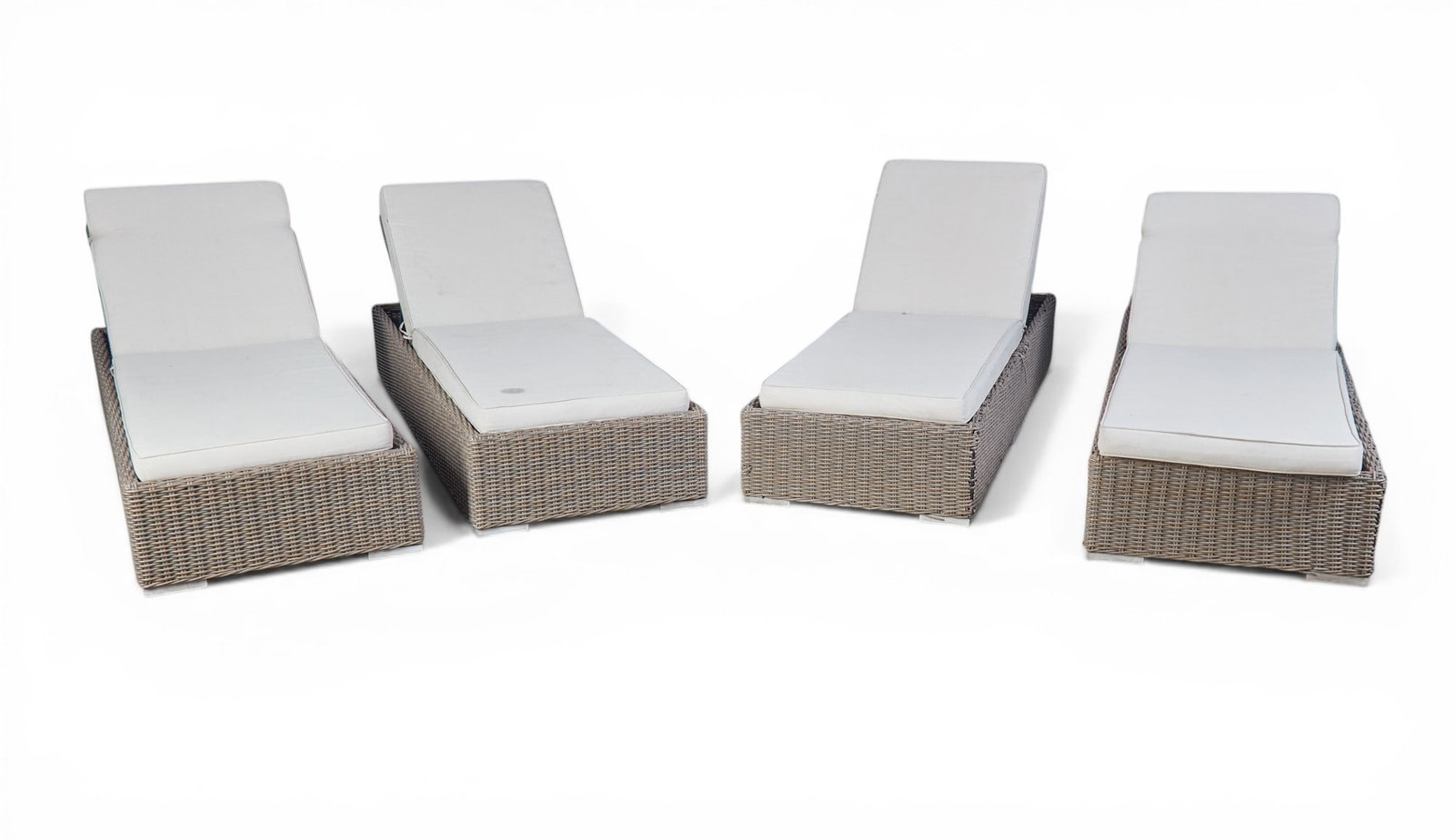 A group of four outdoor chaise lounges (1 of 5)