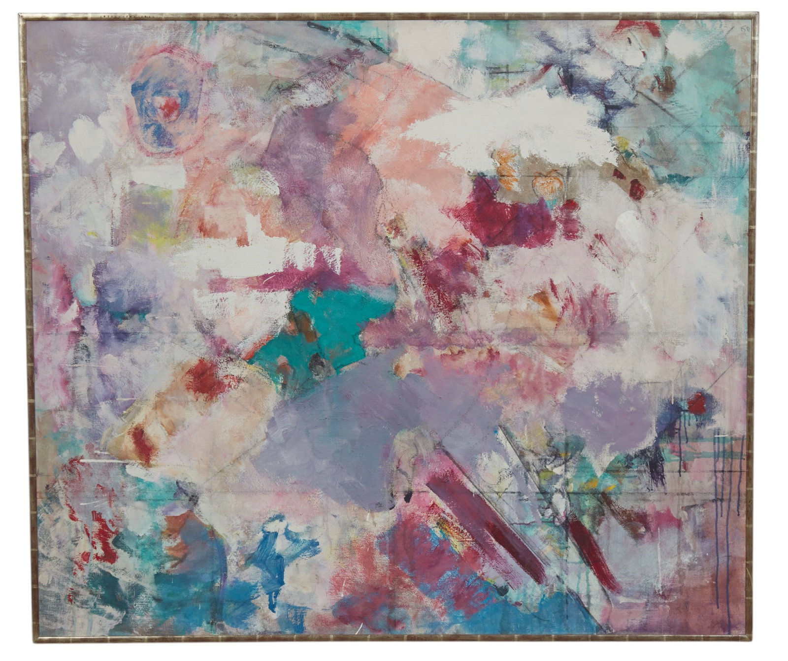 Harold Christopher Davies (American, 1891-1976), Inverness Series #61, acrylic on canvas, 52 x 60in (1 of 9)