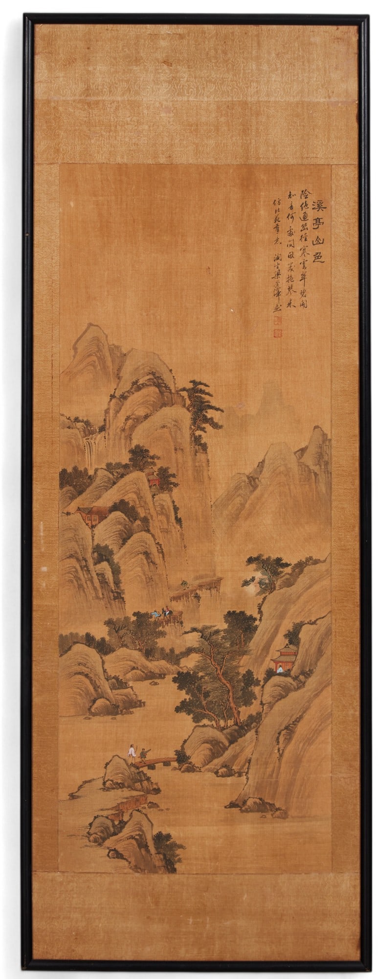 A Chinese scroll painting (1 of 4)