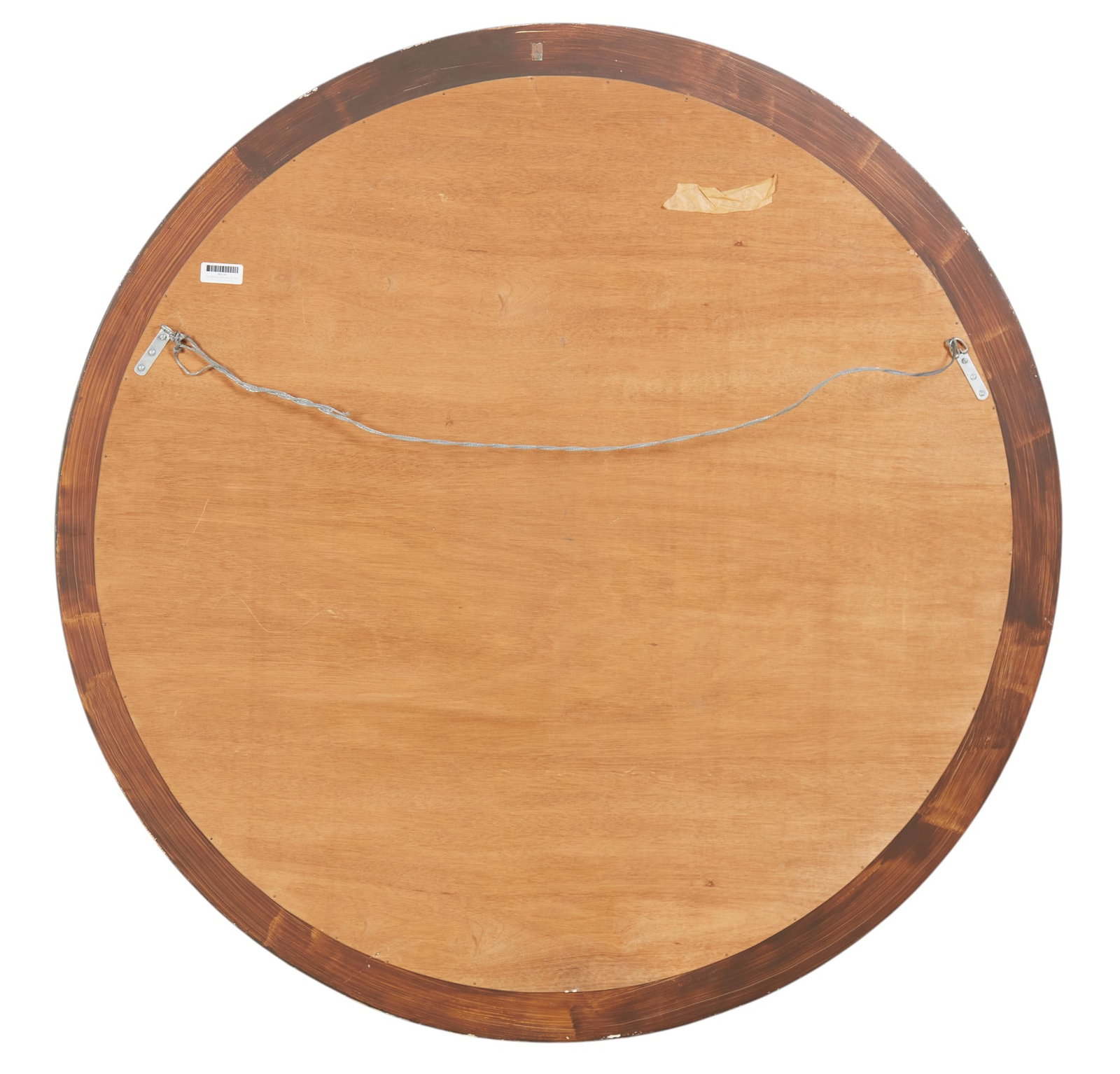 A painted round mirror - 5