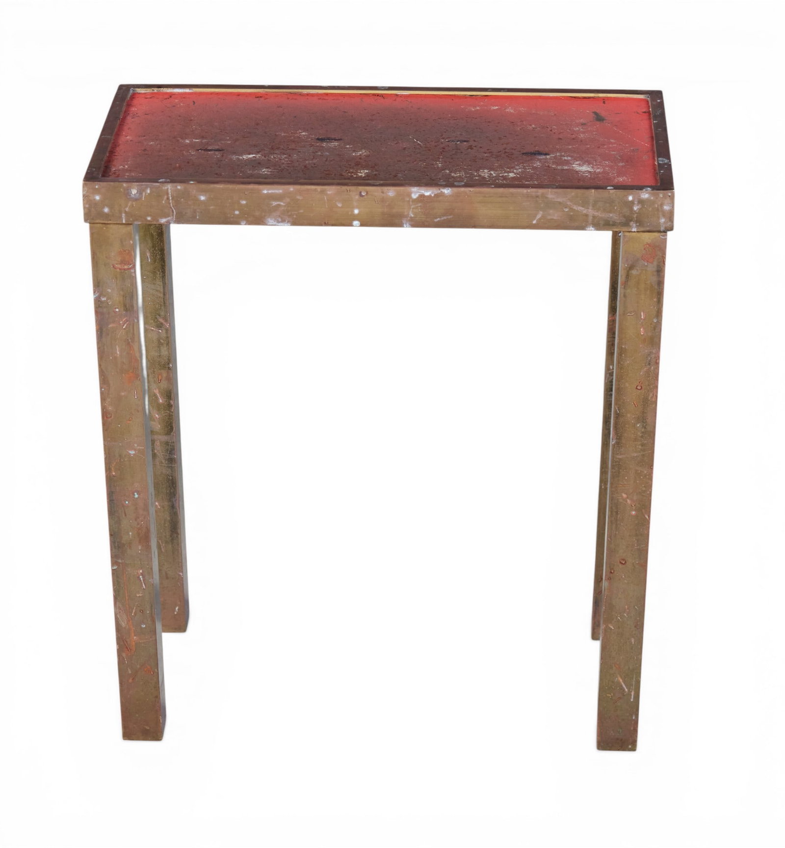 A bronze side table - 2