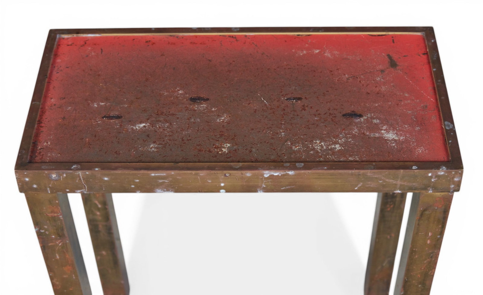 A bronze side table - 4