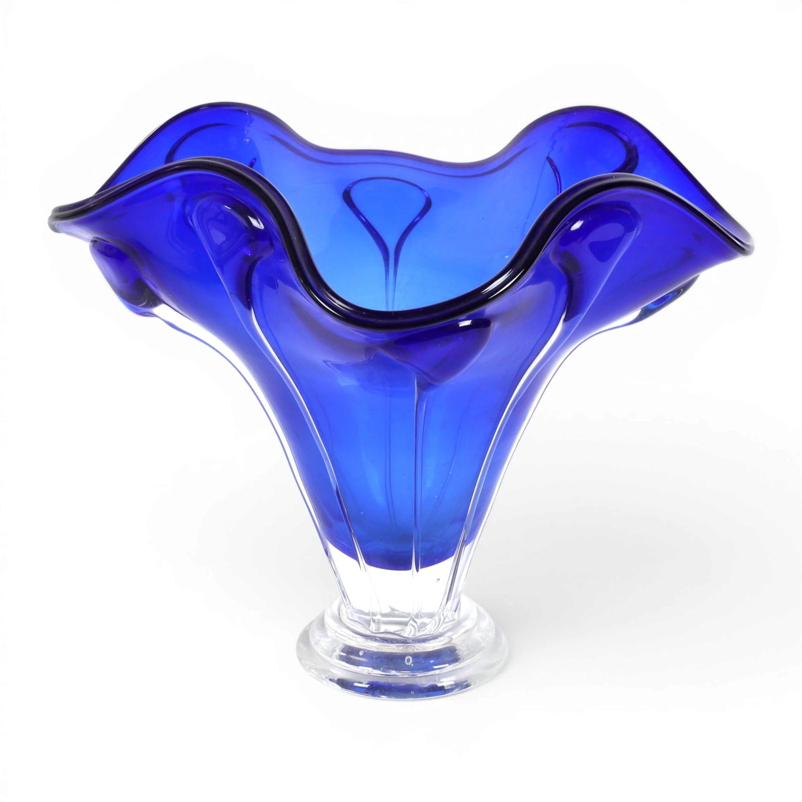A large art glass vase (1 of 4)