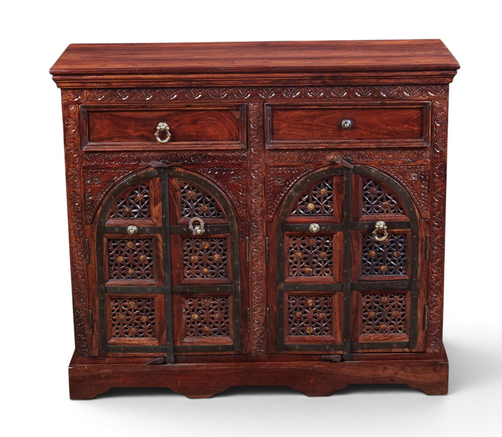 A two door cabinet