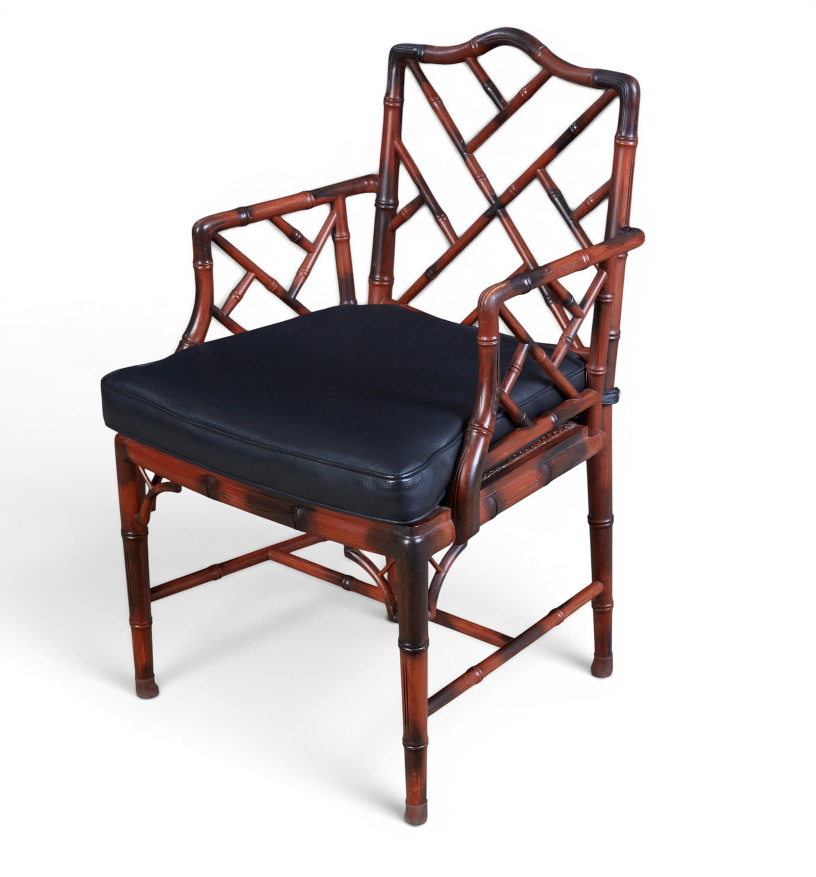 A chinese chippendale style, armchair (1 of 6)