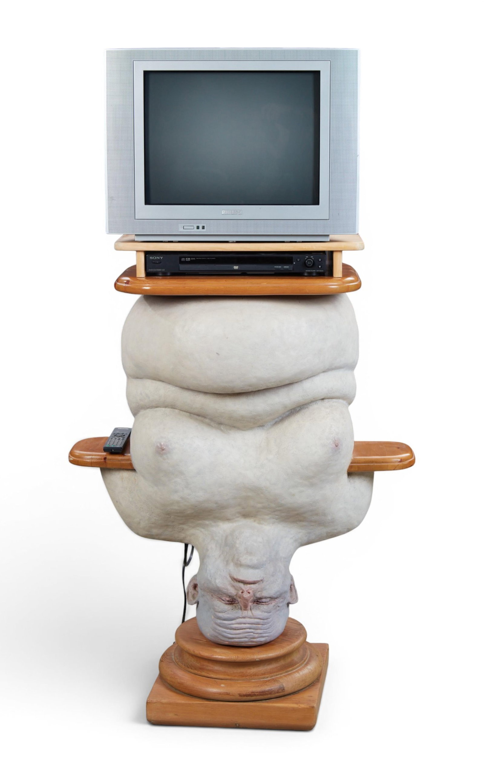 Joseph Seigenthaler (American, 1959-2024), Pedestal, 1995, Wood, clay, steel, epoxy, acrylic and (1 of 5)
