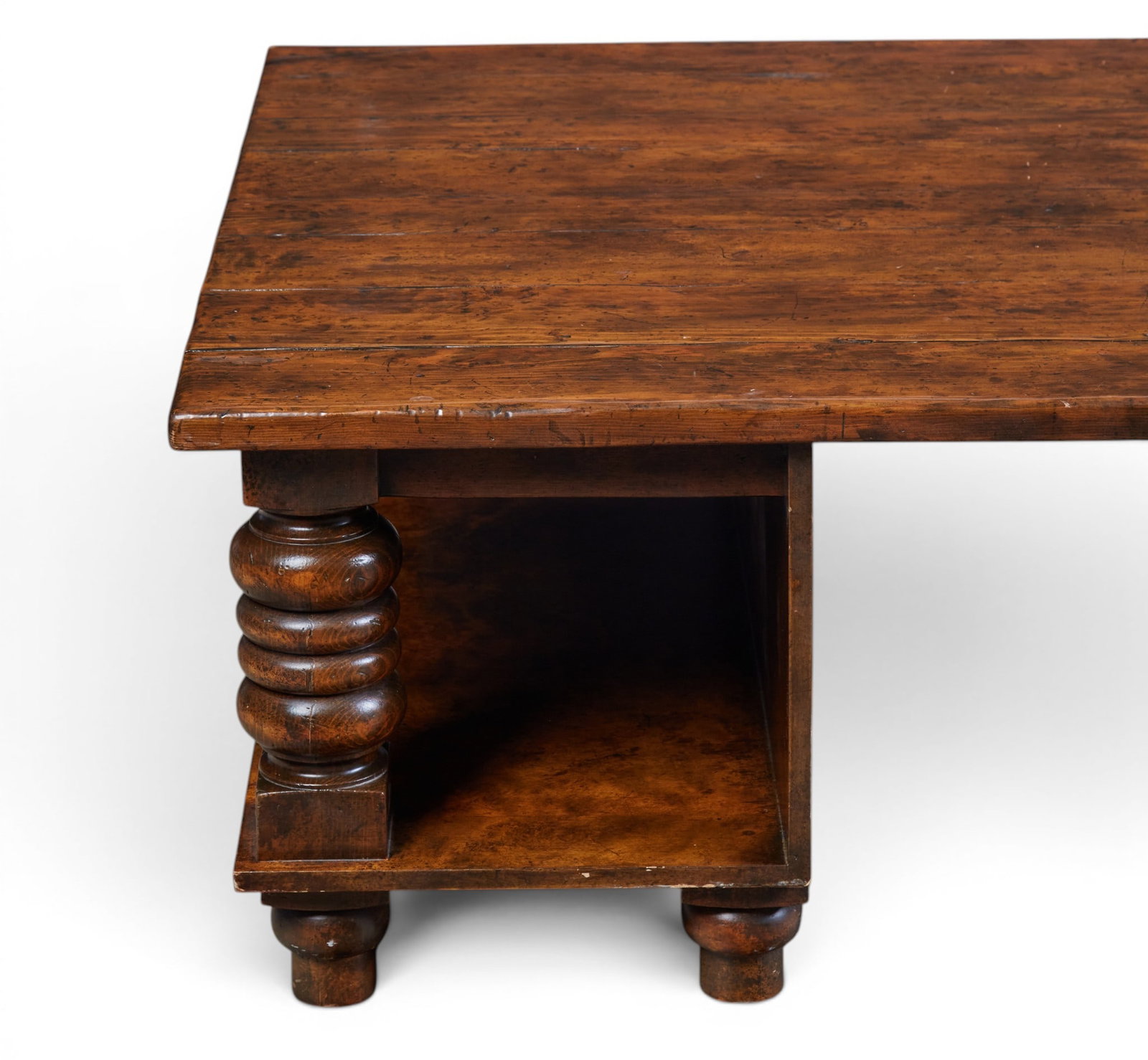 A large two tier coffee table - 4