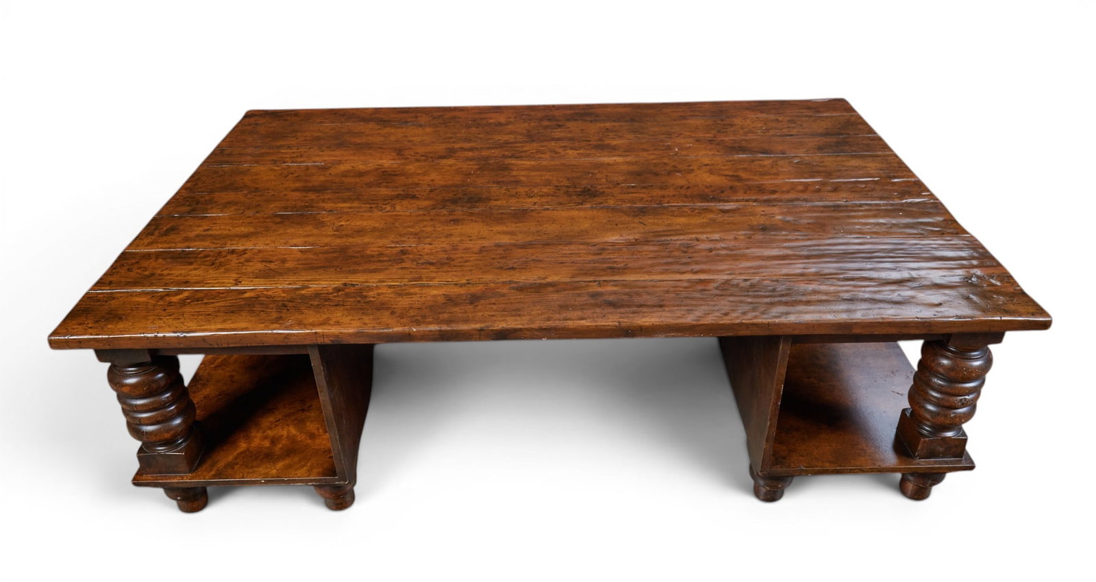 A large two tier coffee table - 5