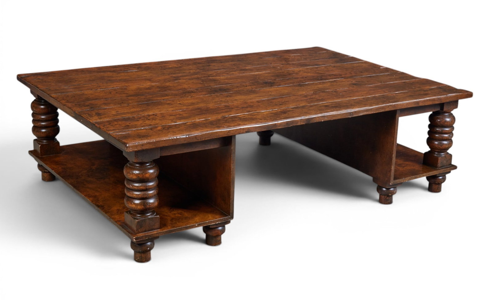 A large two tier coffee table - 6