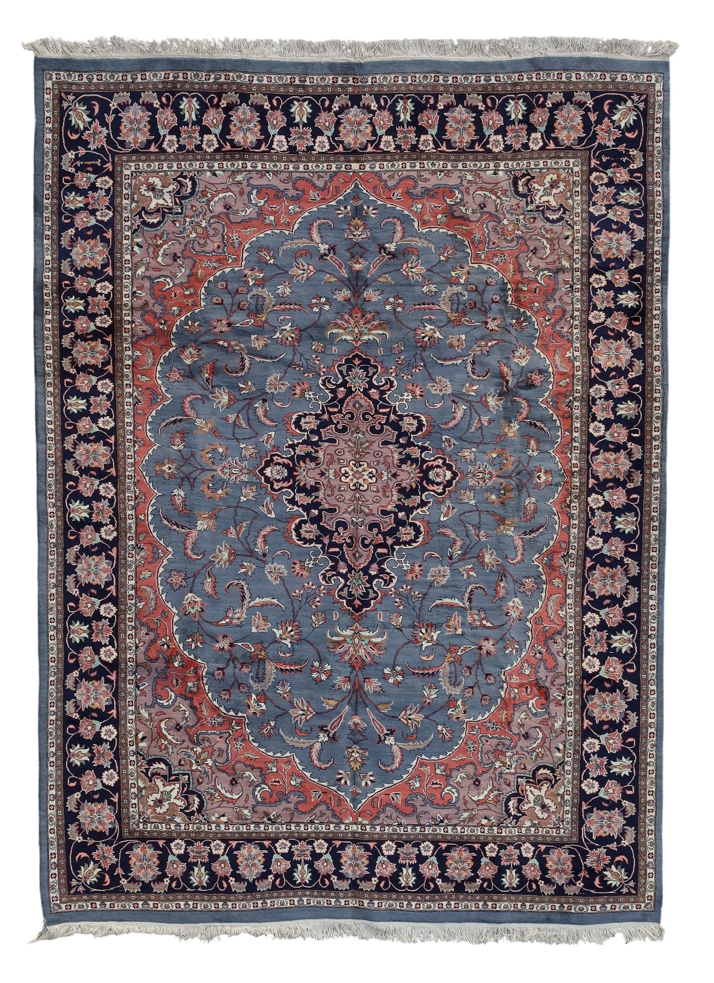 A Kashan rug: A Kashan rug 9ft2in x 12ft4in