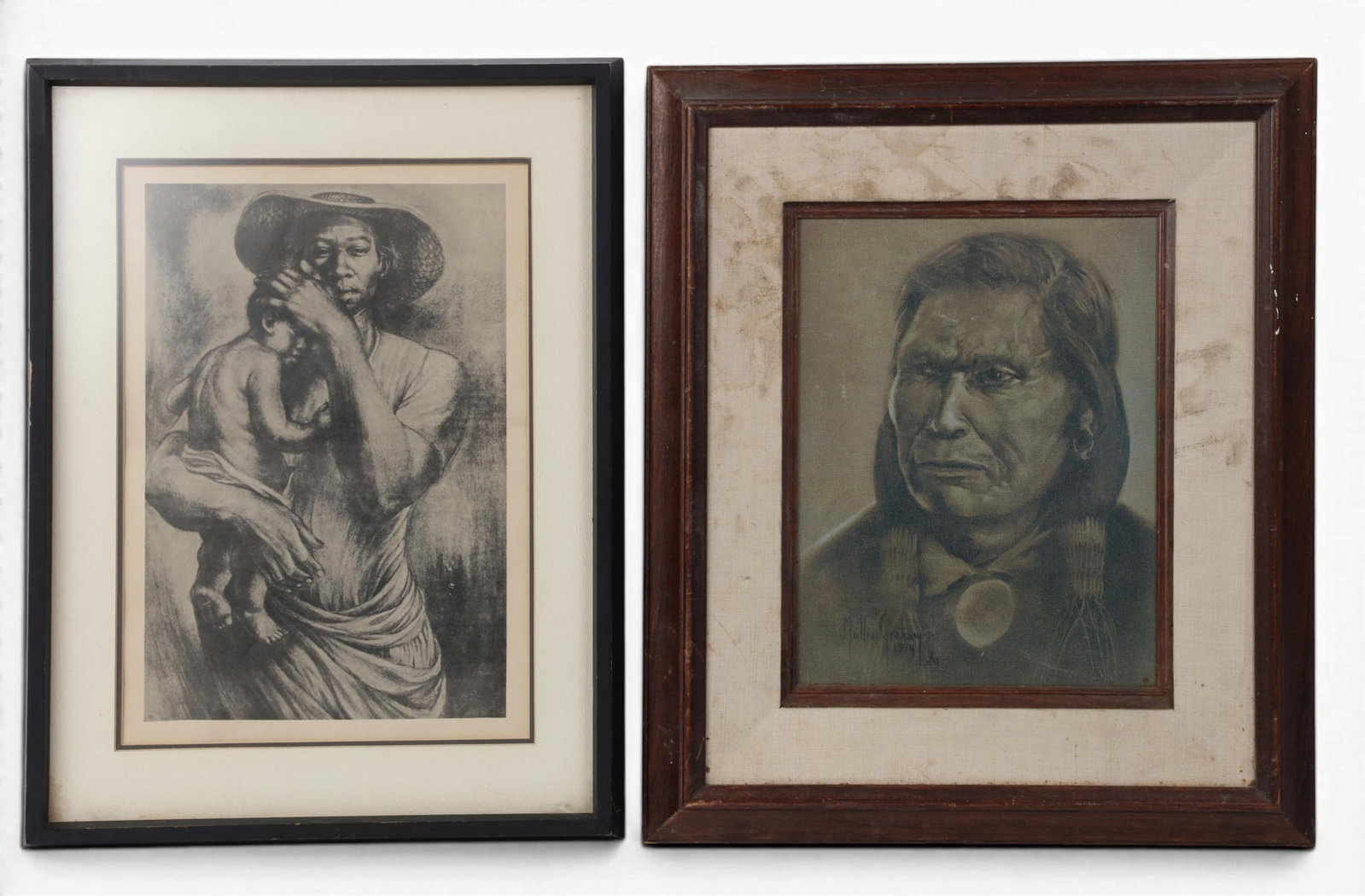 Two framed reproductions - 2