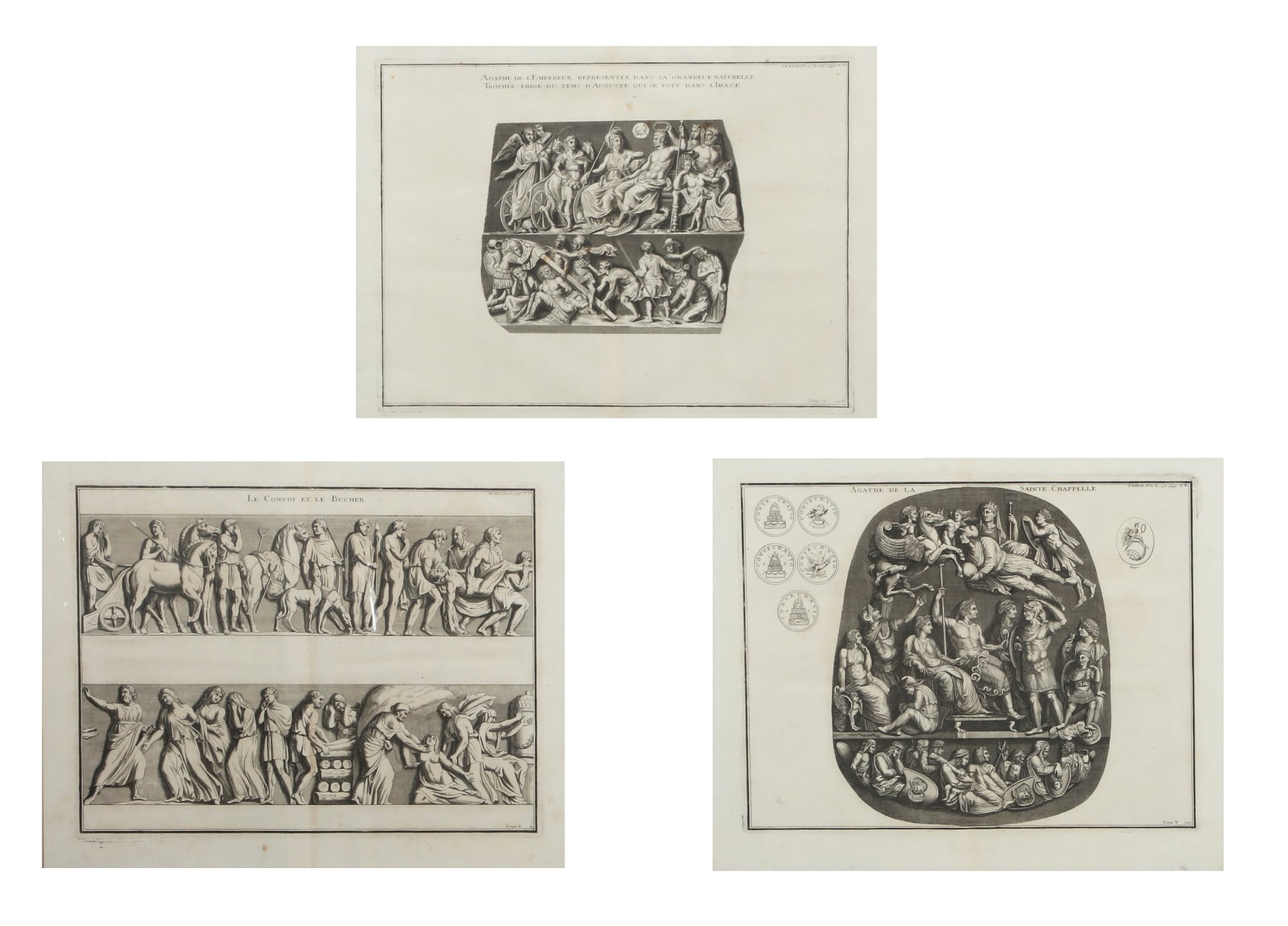 Three early 19th century engravings; after Gemma Augustea and two others (1 of 4)