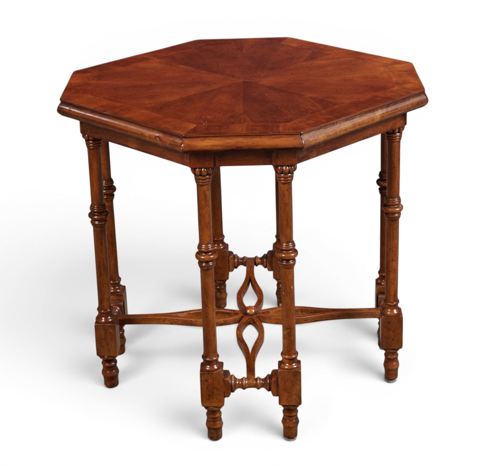 An occasional side table: An occasional side table height 29 x width 29 x depth 29 in. (73.7 x 73.7 x 73.7 cm.)