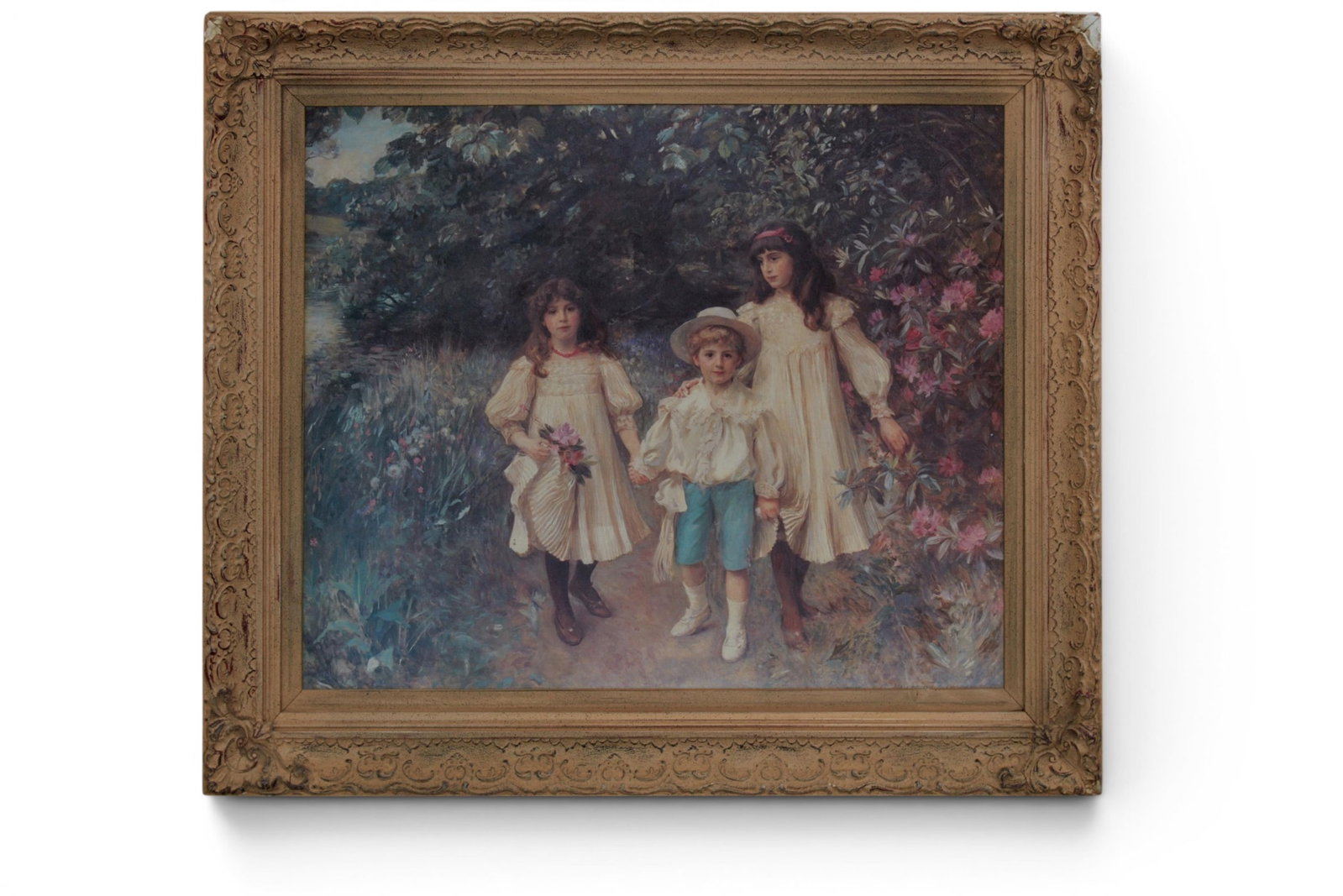 Three framed works - 2