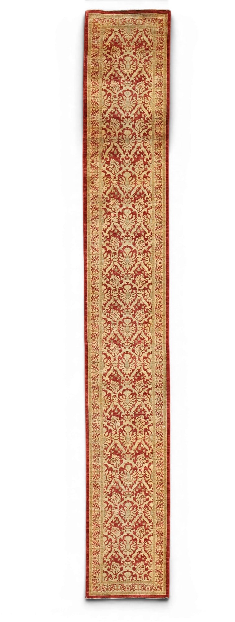 A hand knotted runner: A hand knotted runner 22ft x 3ft3in