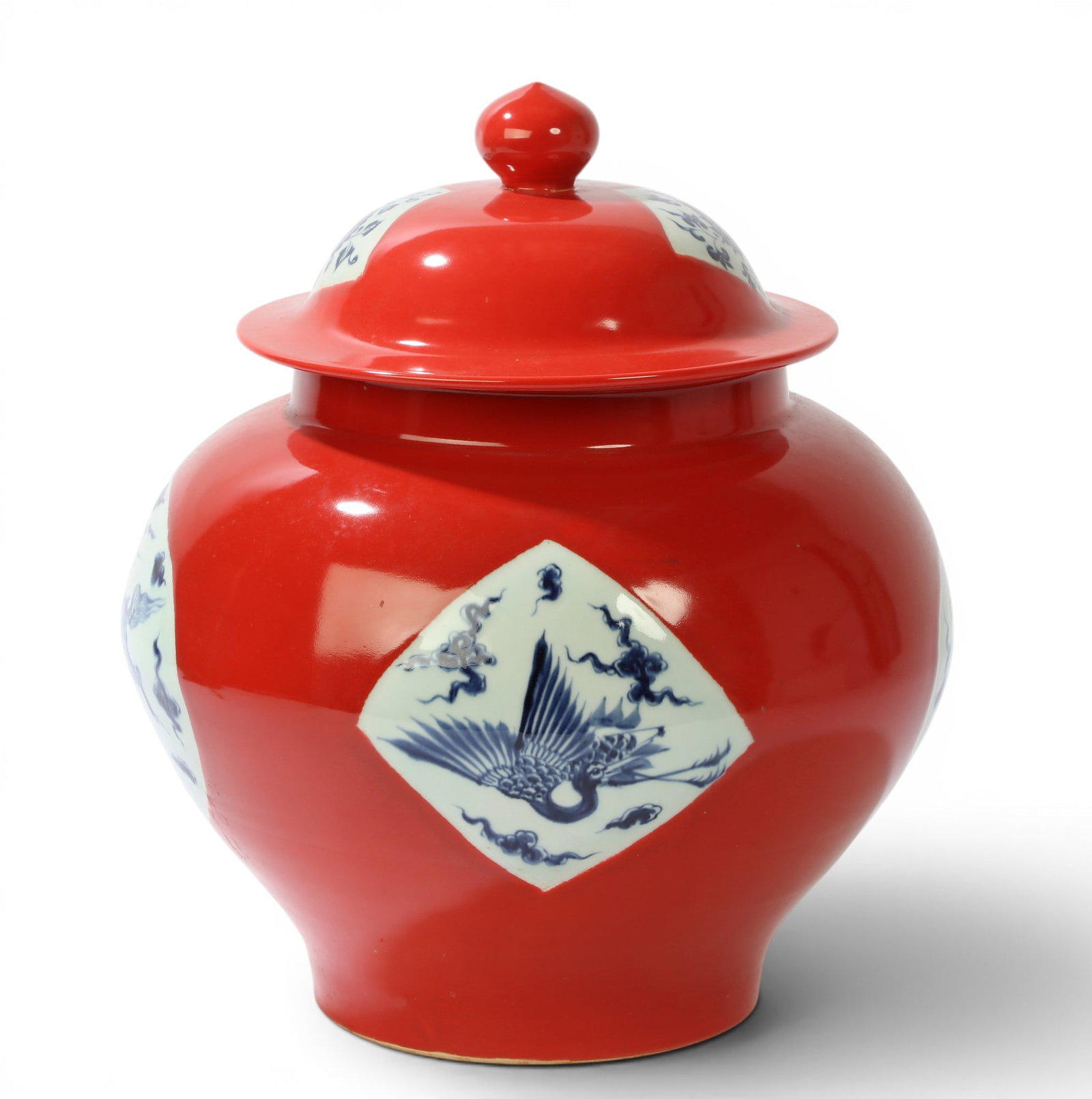 A large Chinese covered ginger jar (1 of 5)