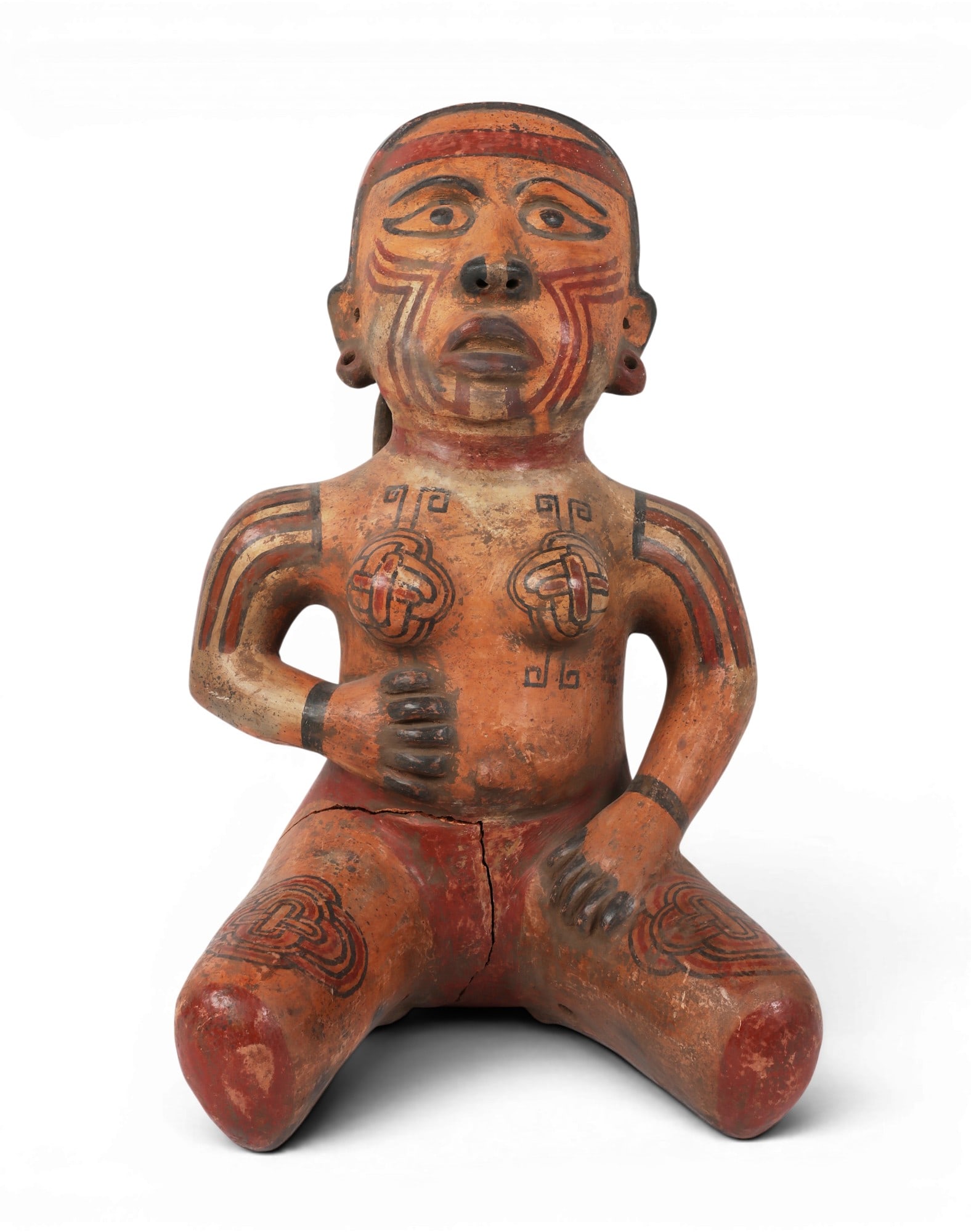 A Guanacaste Nicoya (Costa Rica) Doe Shaman effigy: A Guanacaste Nicoya (Costa Rica) Doe Shaman effigy height 17 x width 10 in. (43.2 x 25.4 cm.)