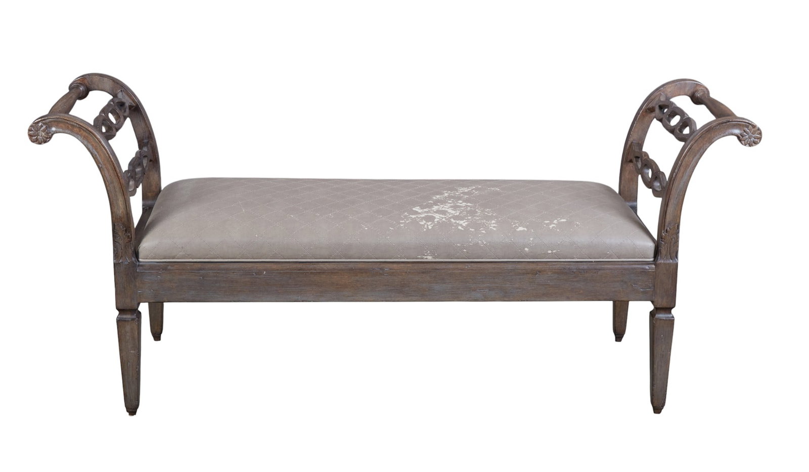 A bench with rolled arms - 2