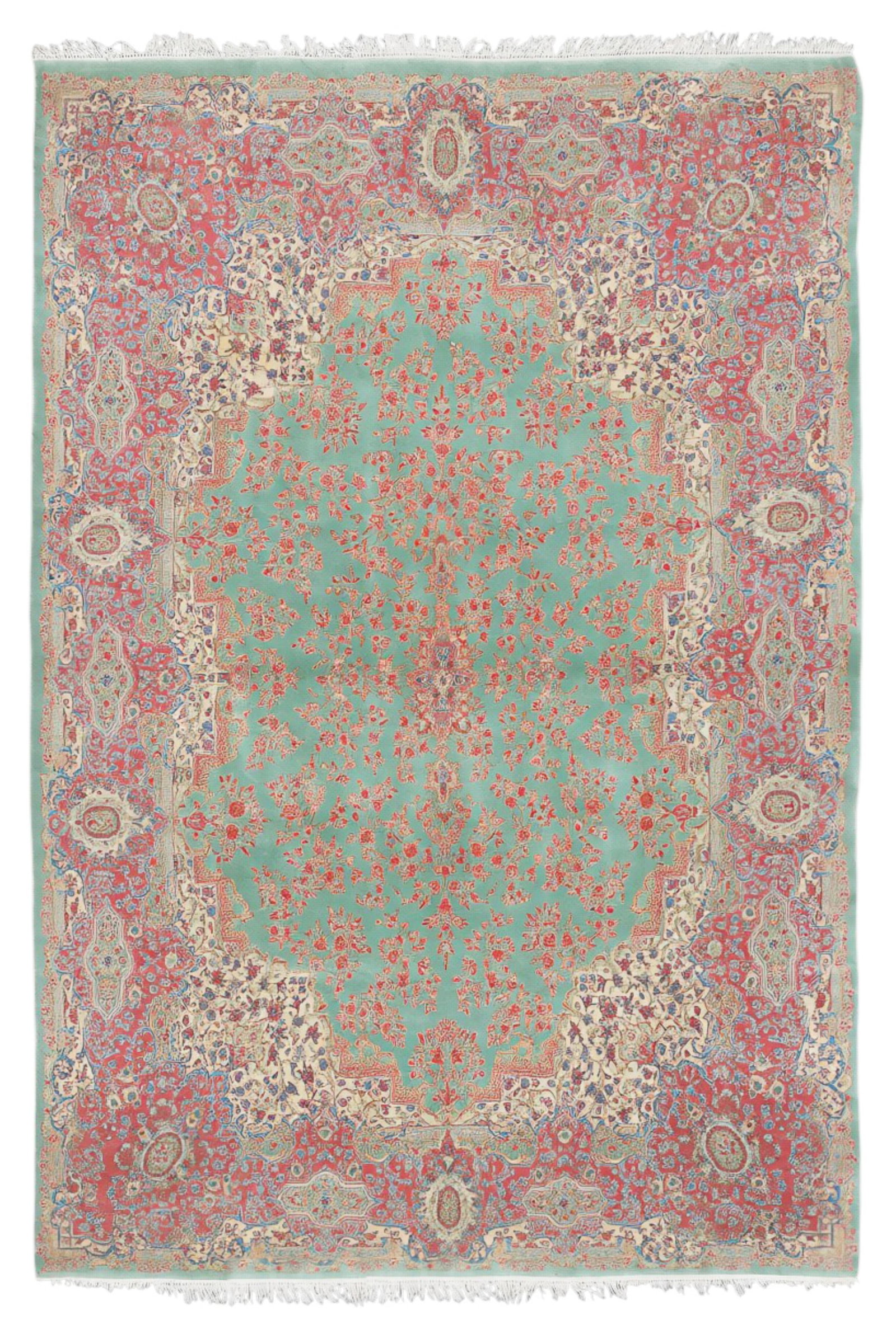 A Persian-style carpet: A Persian-style carpet 12ft9in x 8ft8in (393.2 x 268.2 cm.)