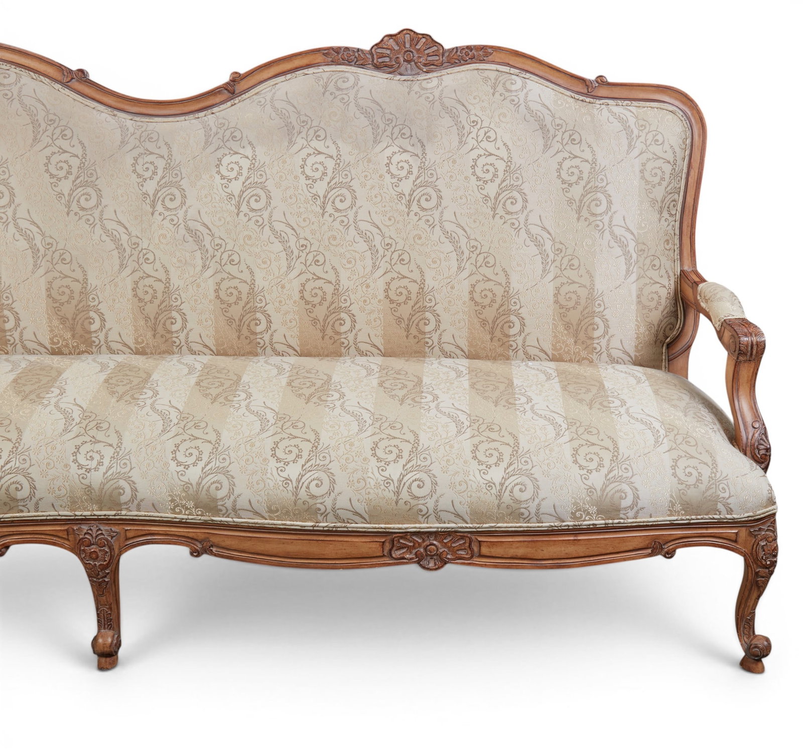 An upholstered sofa - 4
