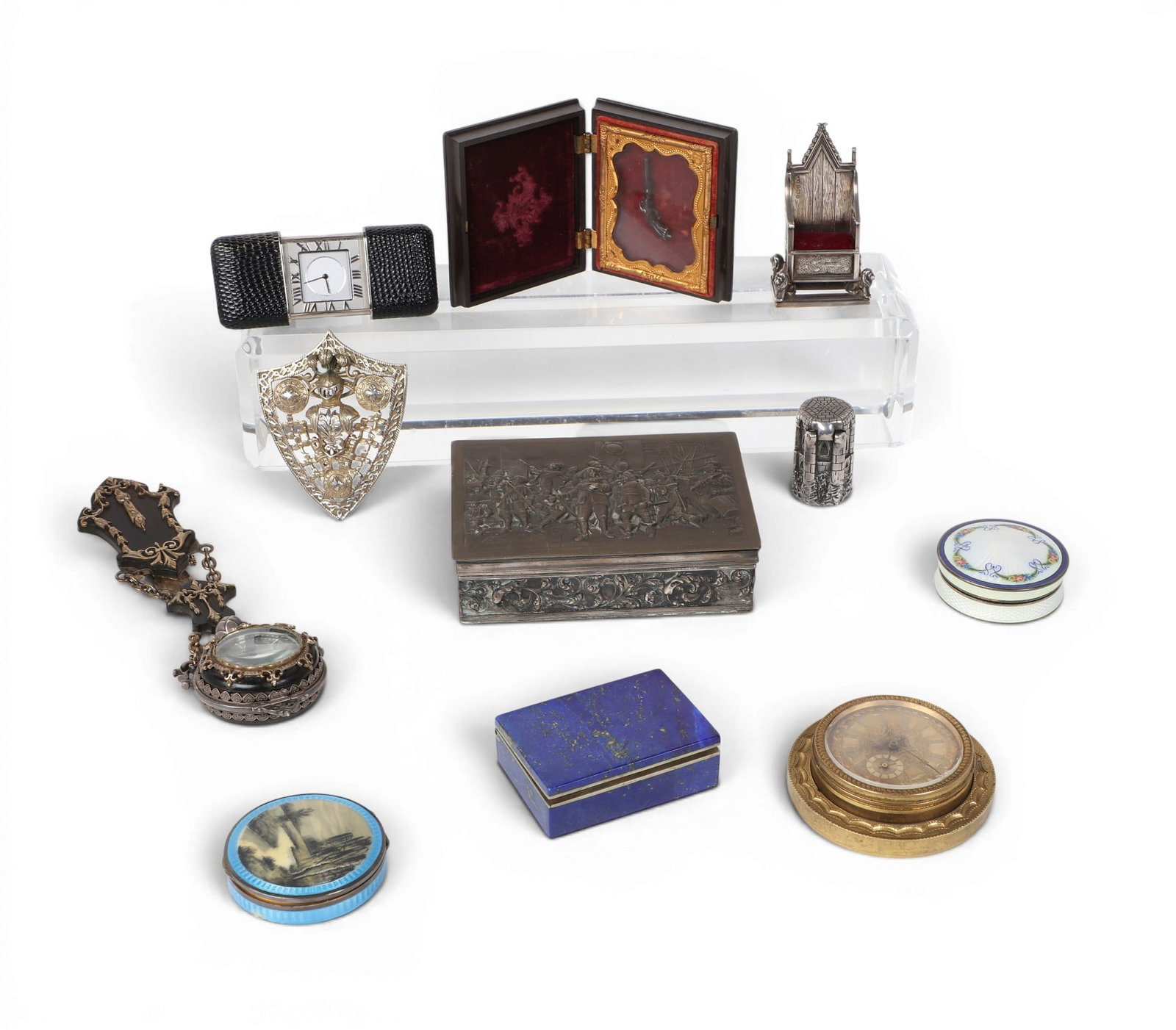 A group of eleven mixed metal table articles, Tiffany & Co. and others (1 of 5)