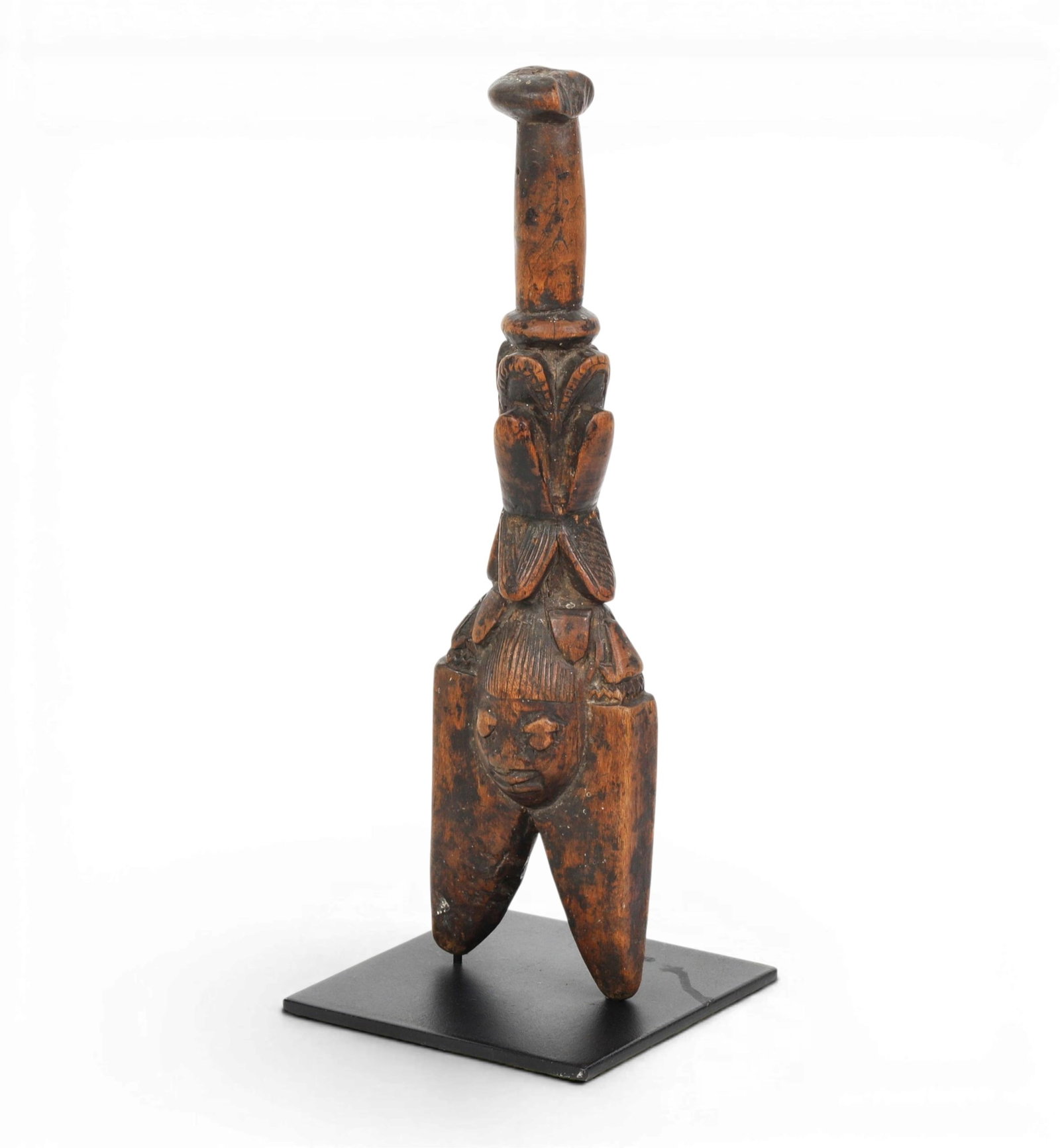 A Yoruba wooden staff (1 of 5)