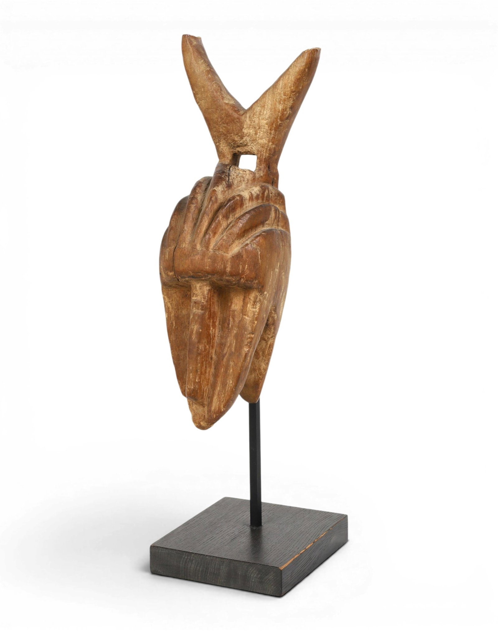 A Bamana wooden puppet head, Mali (1 of 7)