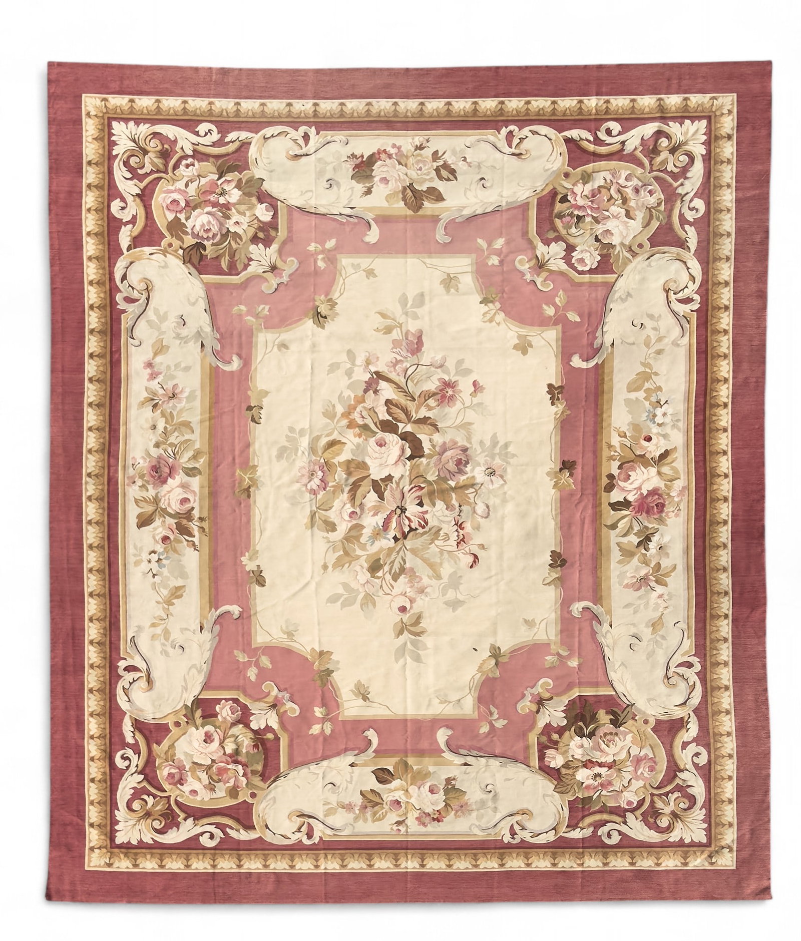 An Aubusson style rug, 20th century (1 of 3)