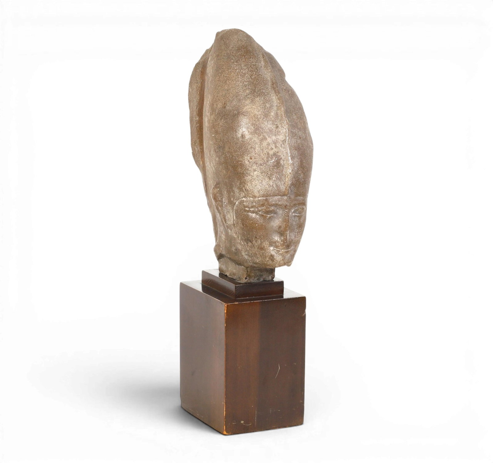 A composite model of an Egyptian head of a pharoah, modern (1 of 6)