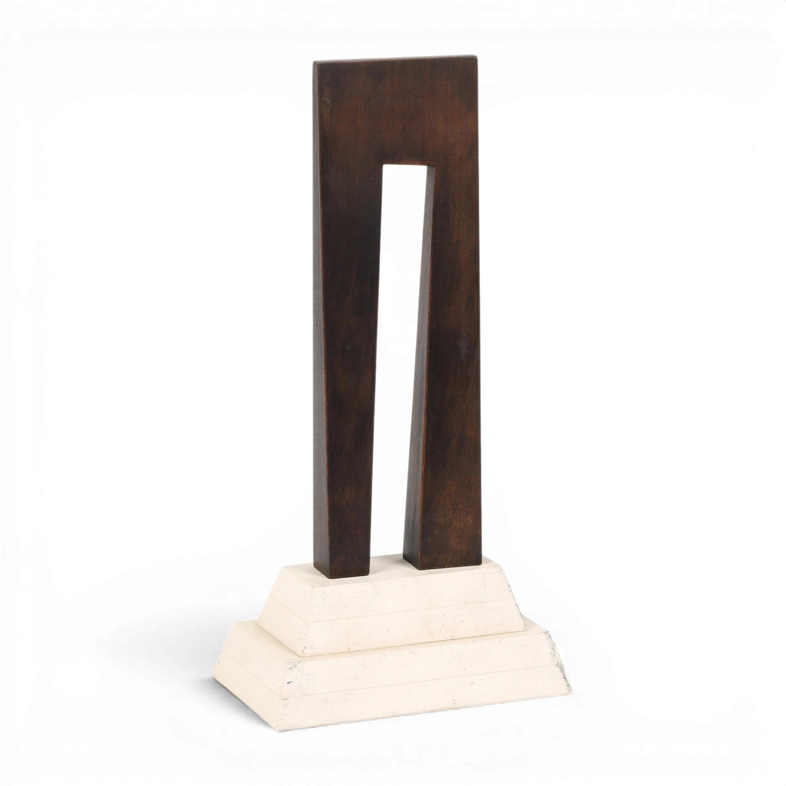 Guy Girard Dill (American, b. 1946), Passage, 1995, walnut and limestone (1 of 5)