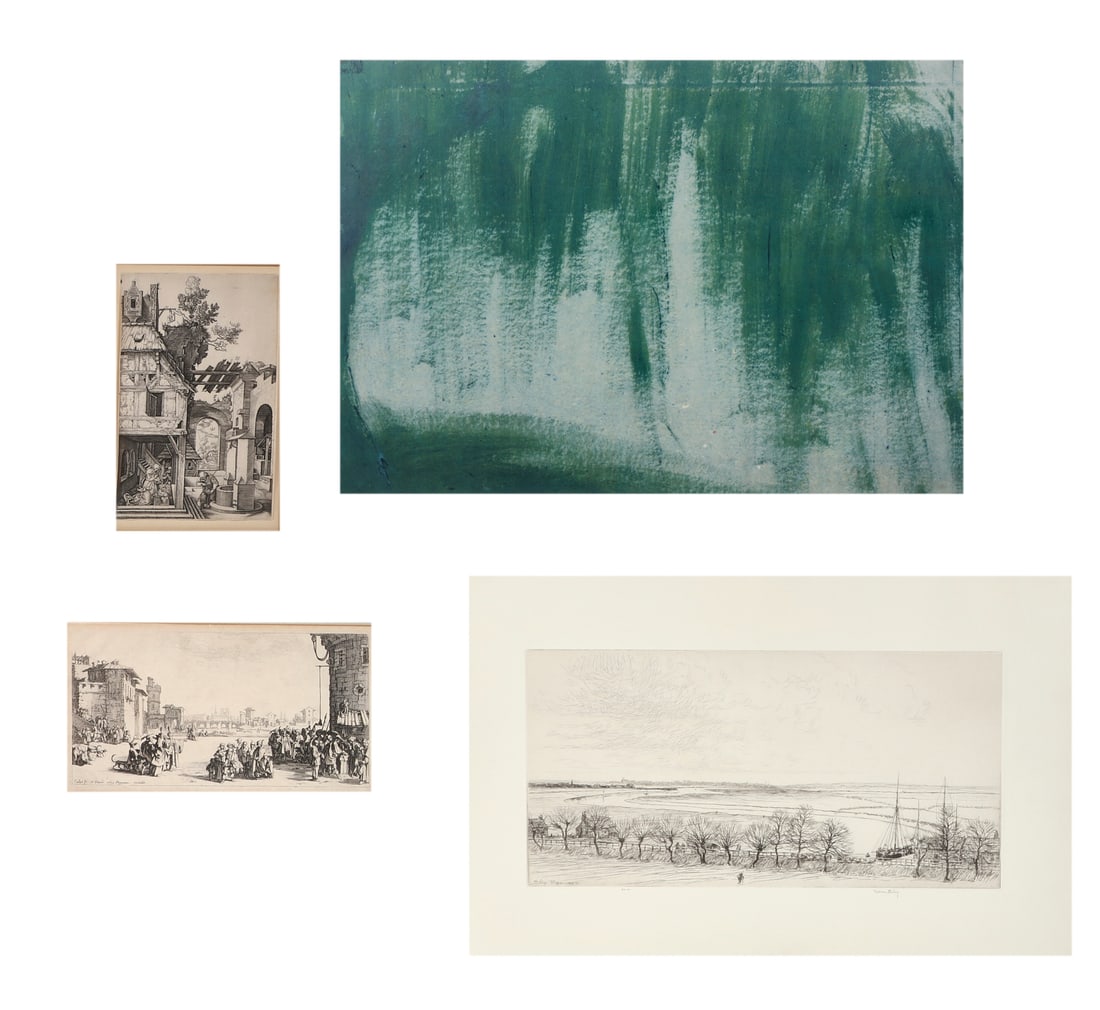 Albrecht Dürer, Jacques Callot, and Kerr Ely: a collection of three etchings, and one other (1 of 9)