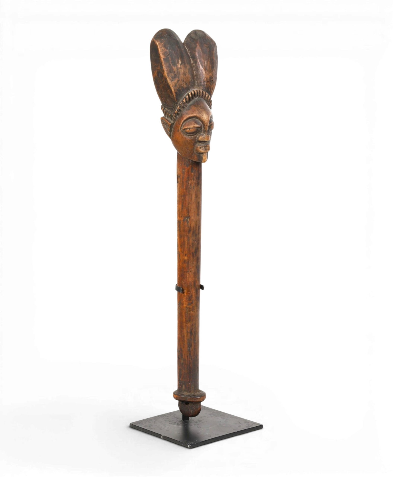 An African Yoruba wooden staff (1 of 5)