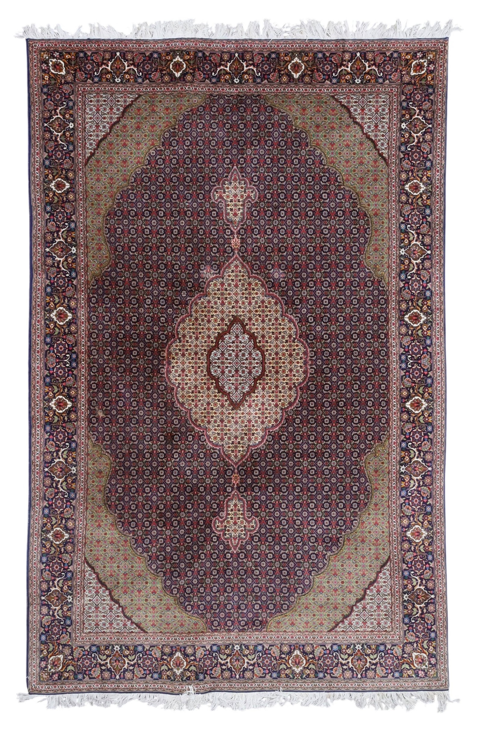 A Tabriz rug, Northwest Persia, mid 20th century: A Tabriz rug Northwest Persia mid 20th century approximately 7ft x 10ft (213 x 304cm)
