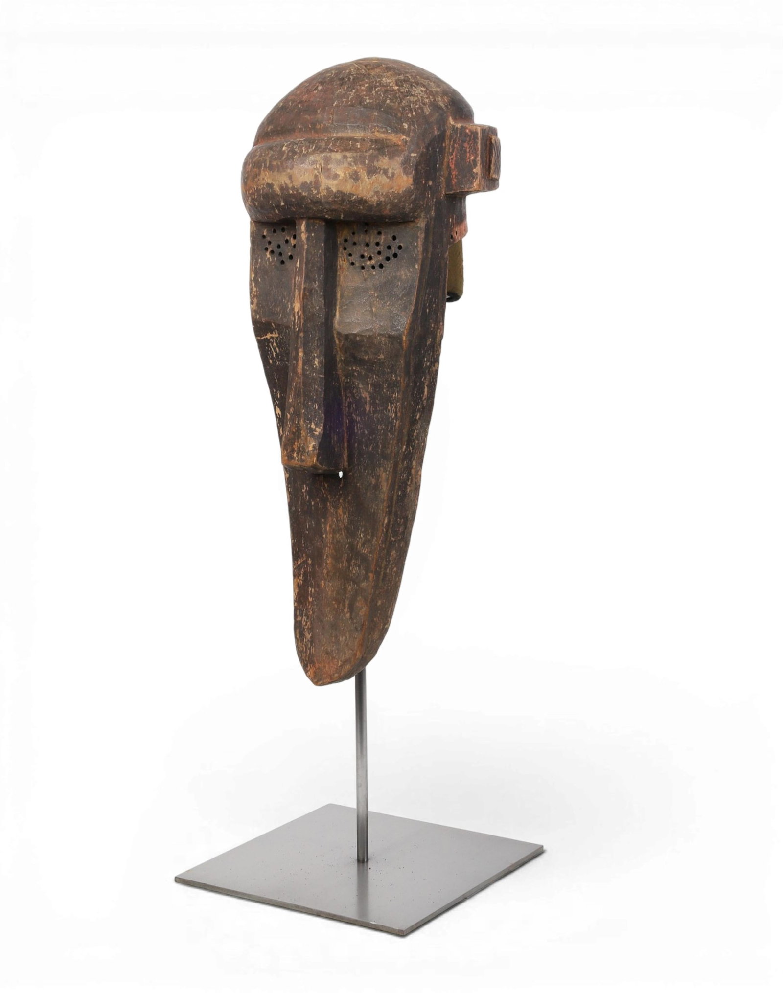 A Kuba carved wood mask (1 of 5)