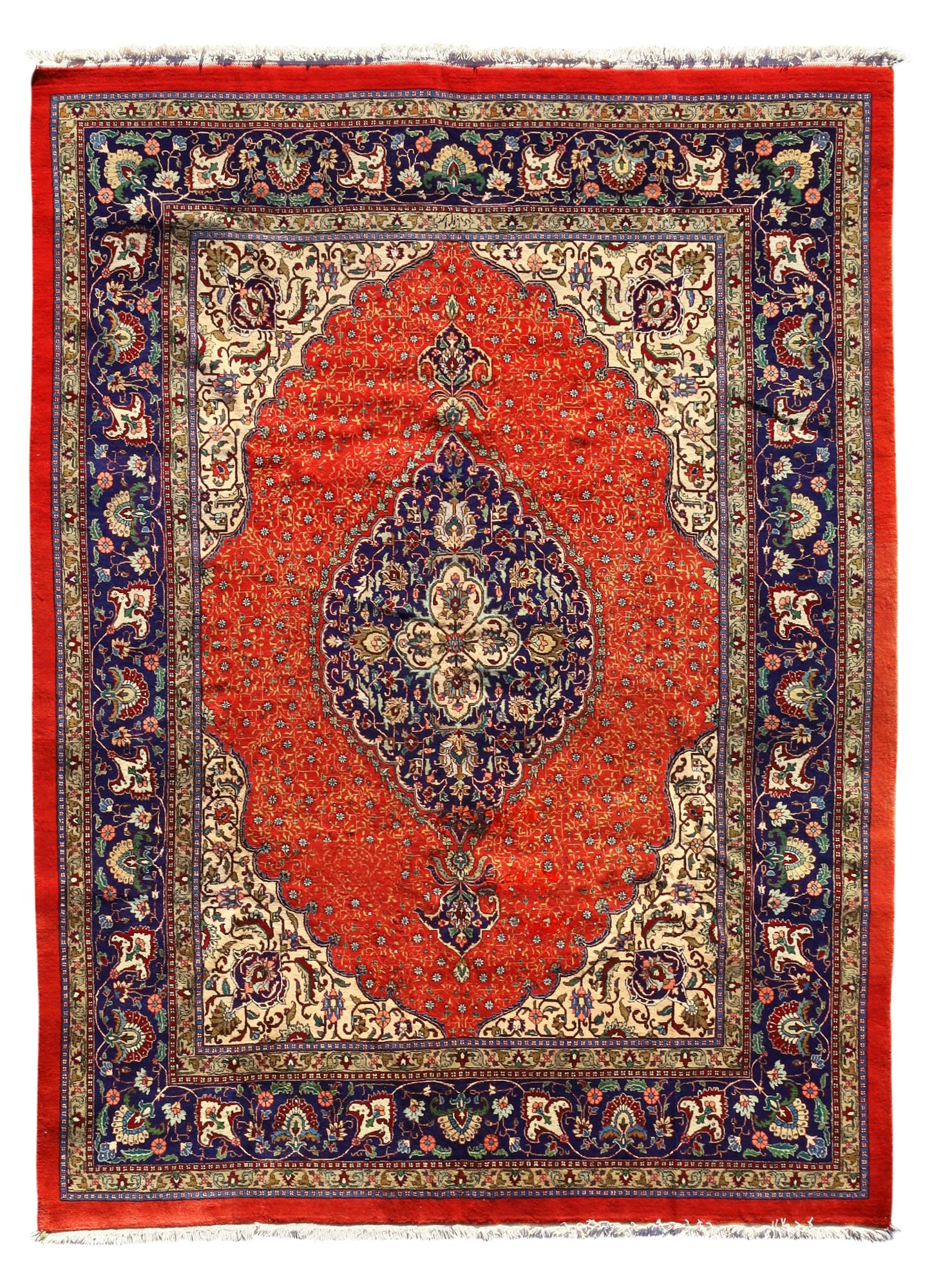 A Tabriz rug, Northwest Persia, mid 20th century (1 of 3)