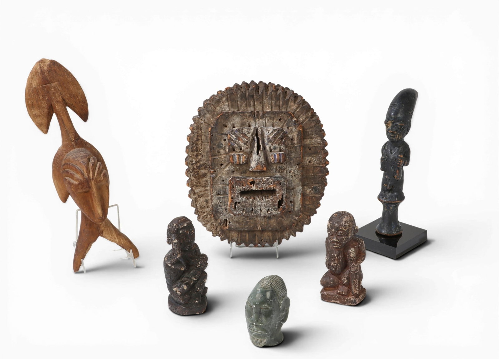 A six piece group of African artifacts (1 of 4)