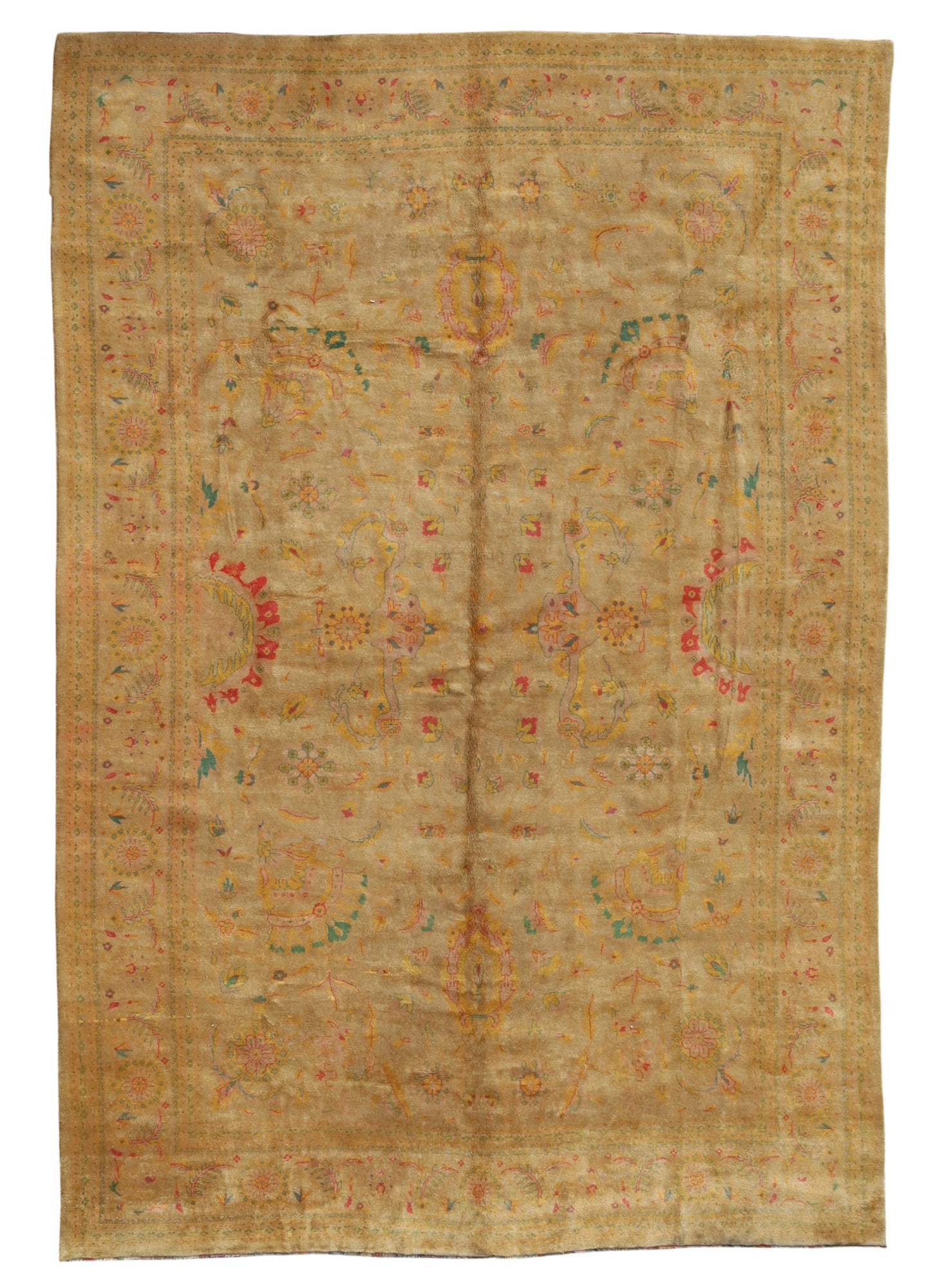 An Oushak style rug, possibly Indian, first half 20th century (1 of 3)