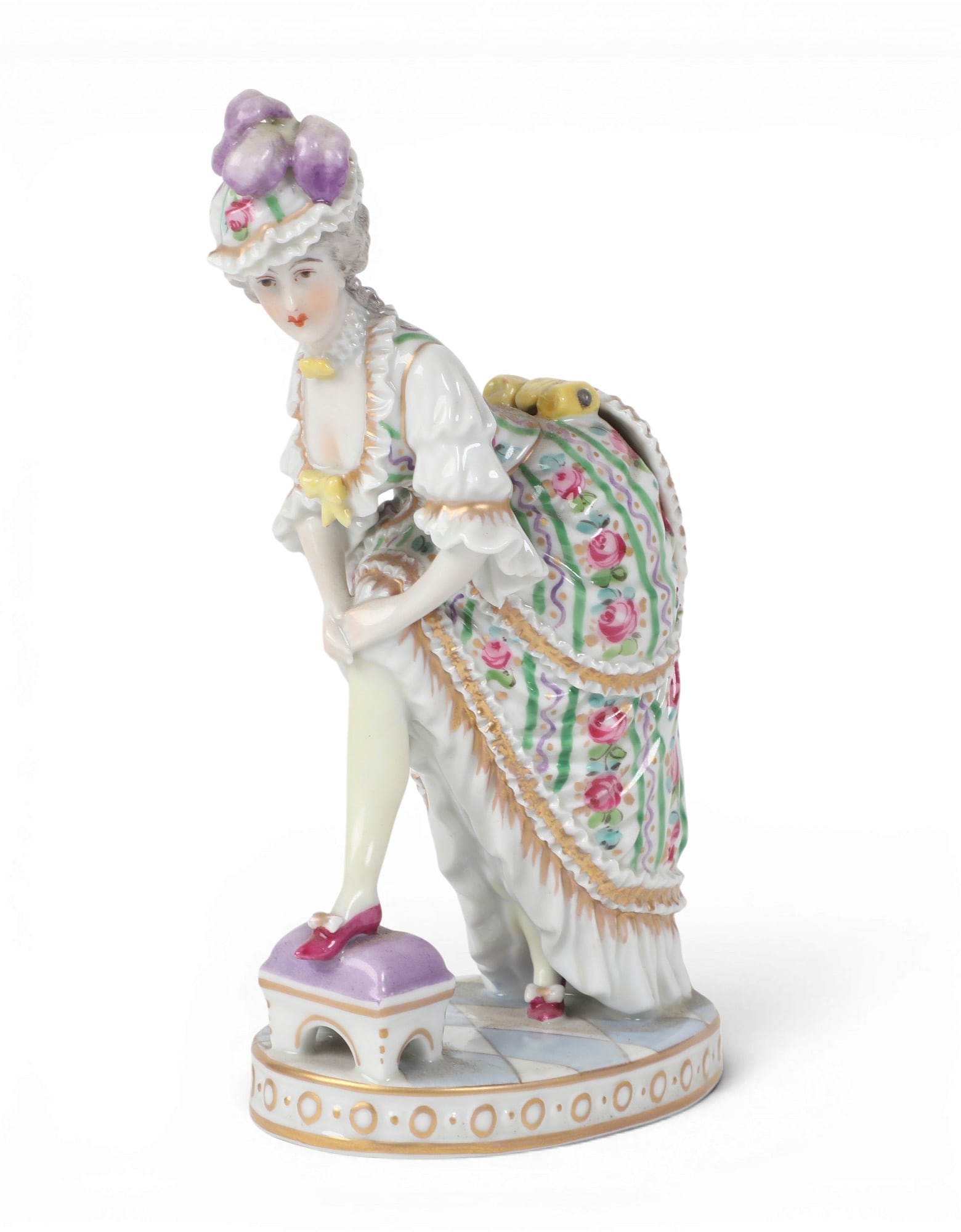 A porcelain naughty novelty figurine (1 of 4)