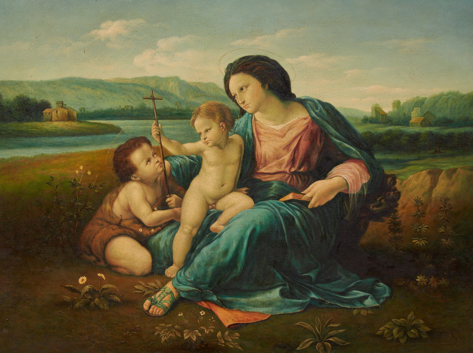 A modern giclee print after Raphael's The Alba Madonna (1 of 5)
