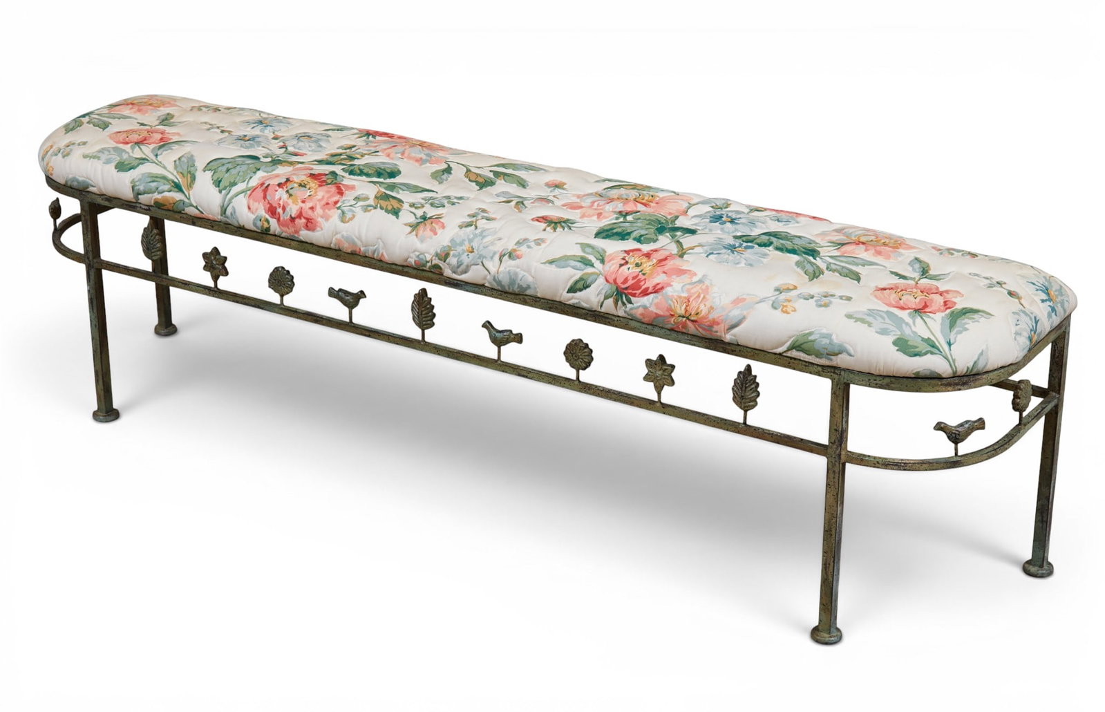 A wrought iron bench (1 of 7)