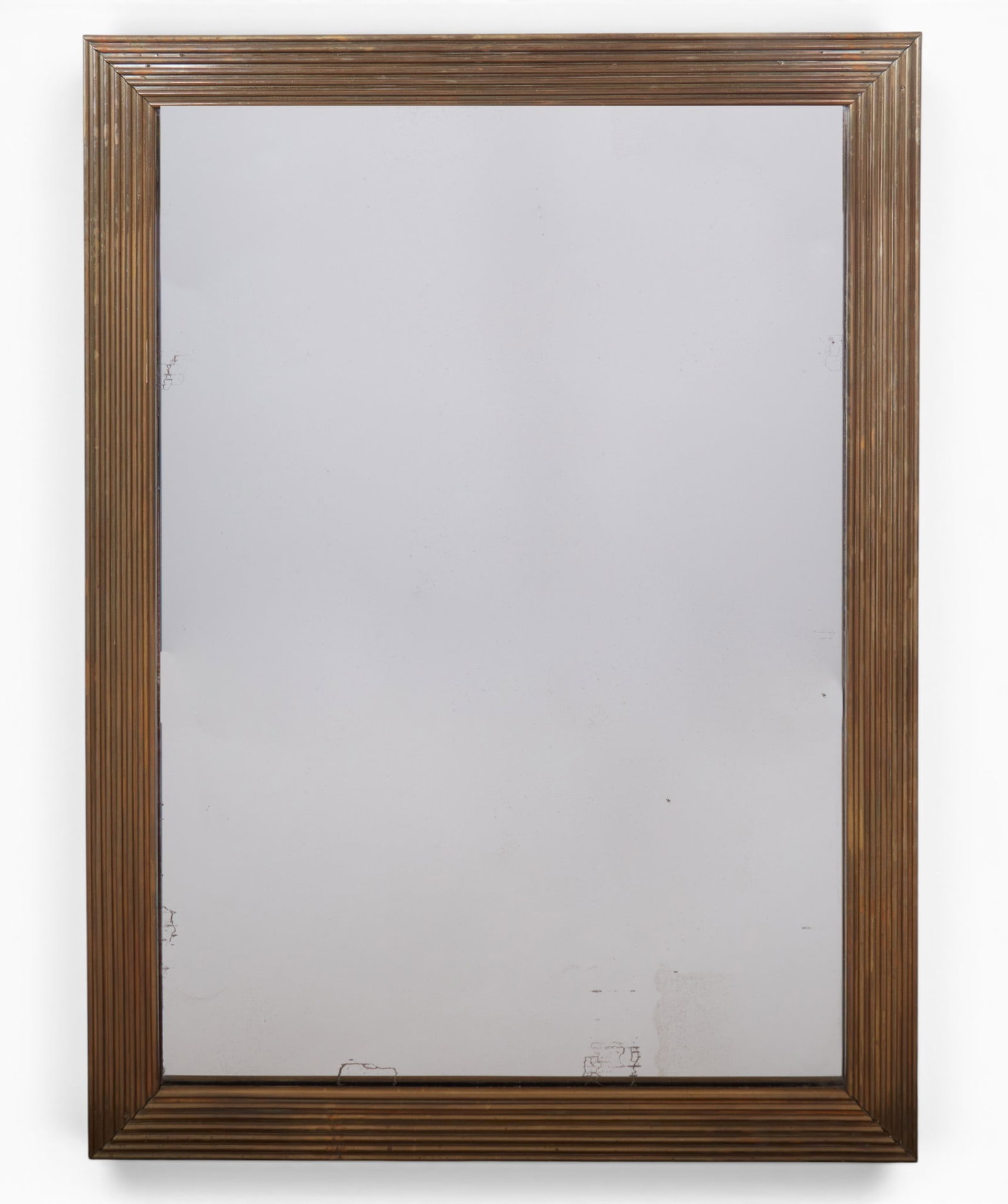 A vintage brass wall mirror (1 of 5)