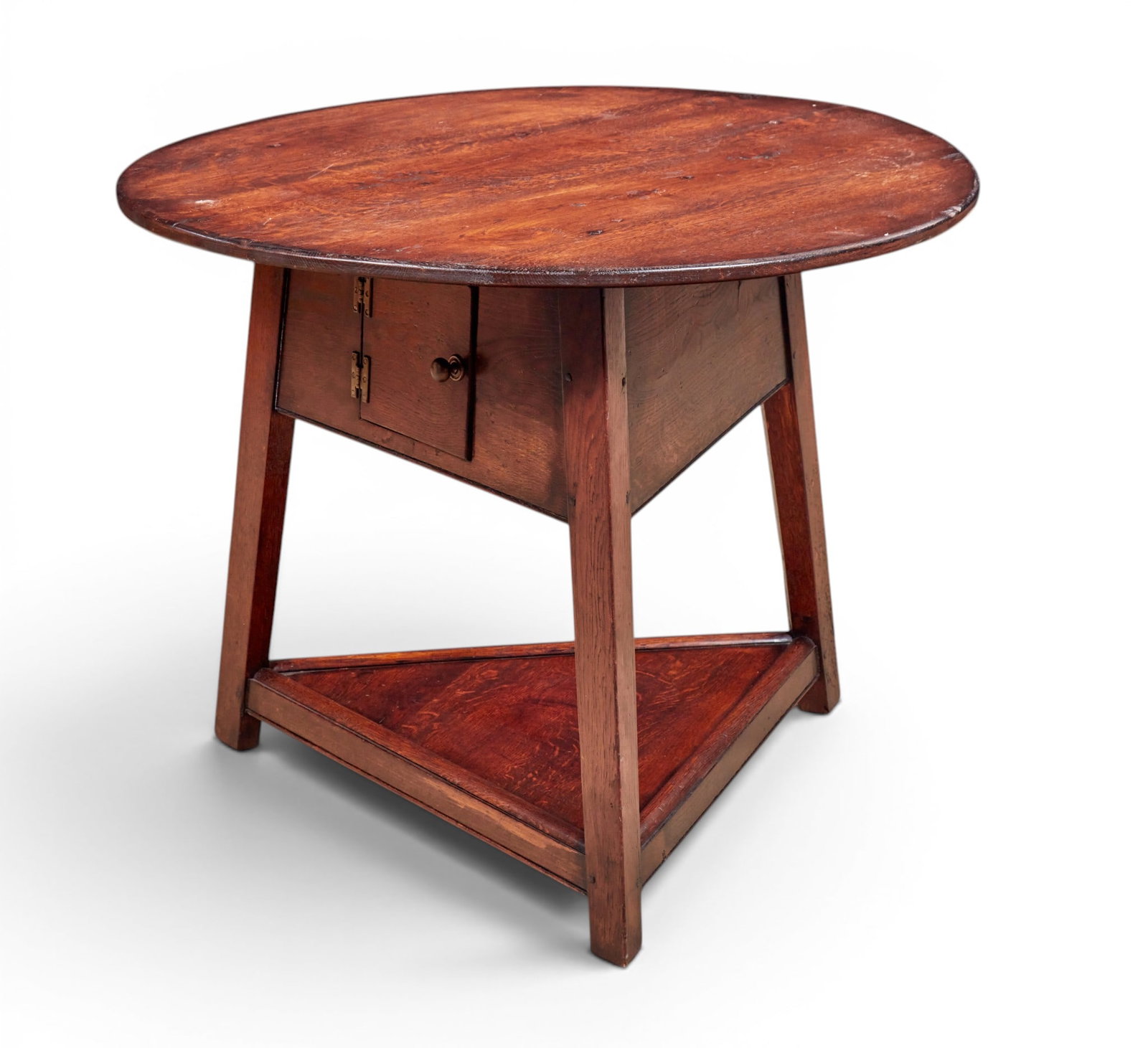 A Henry Venables country french round table: A Henry Venables country french round table height 29 x diameter 36 in. (73.7 x 91.4 cm.)