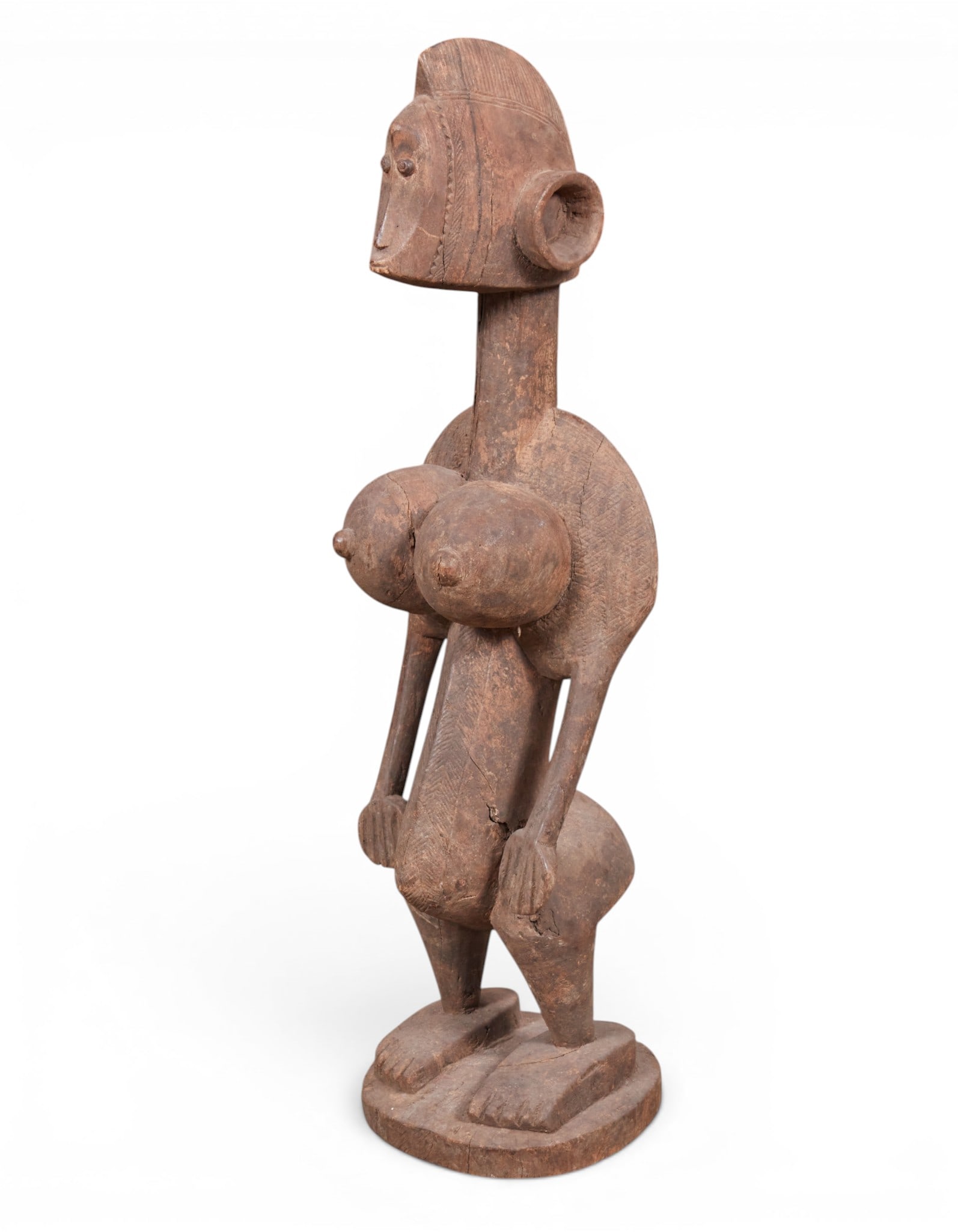 An imposing Malian West African ancestral fertility guardian (1 of 8)