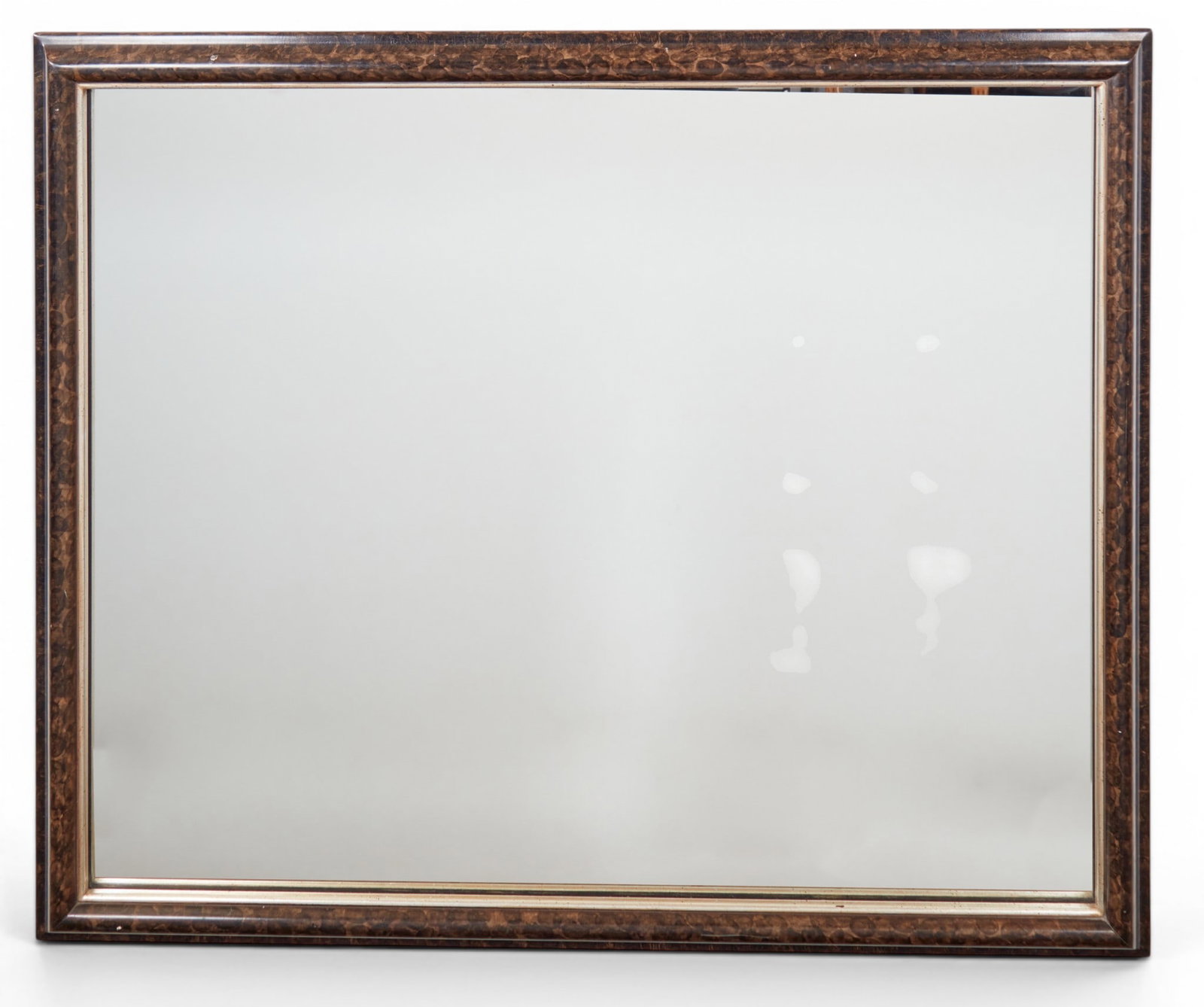 A mirror: A mirror 40 x 30 in. (101.6 x 76.2 cm.)