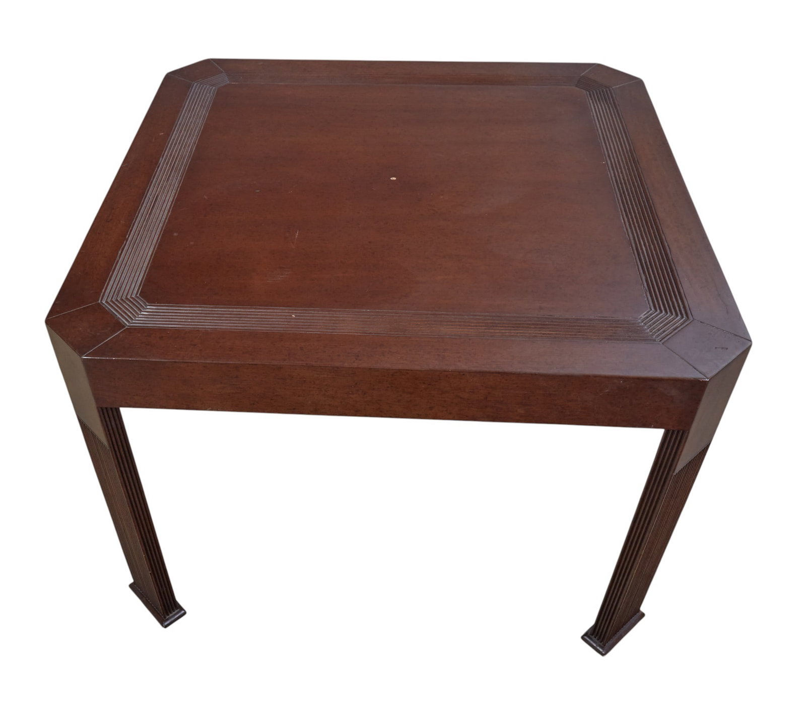 A square contemporary side table - 2