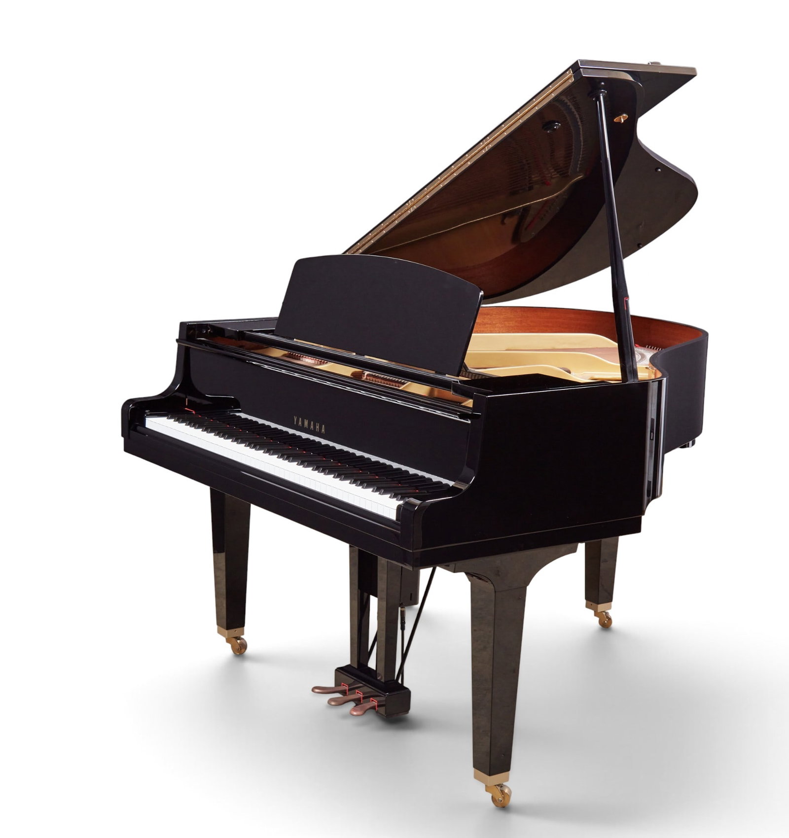 A Yamaha 5' 2" ebonized grand piano, post 1950 - 2