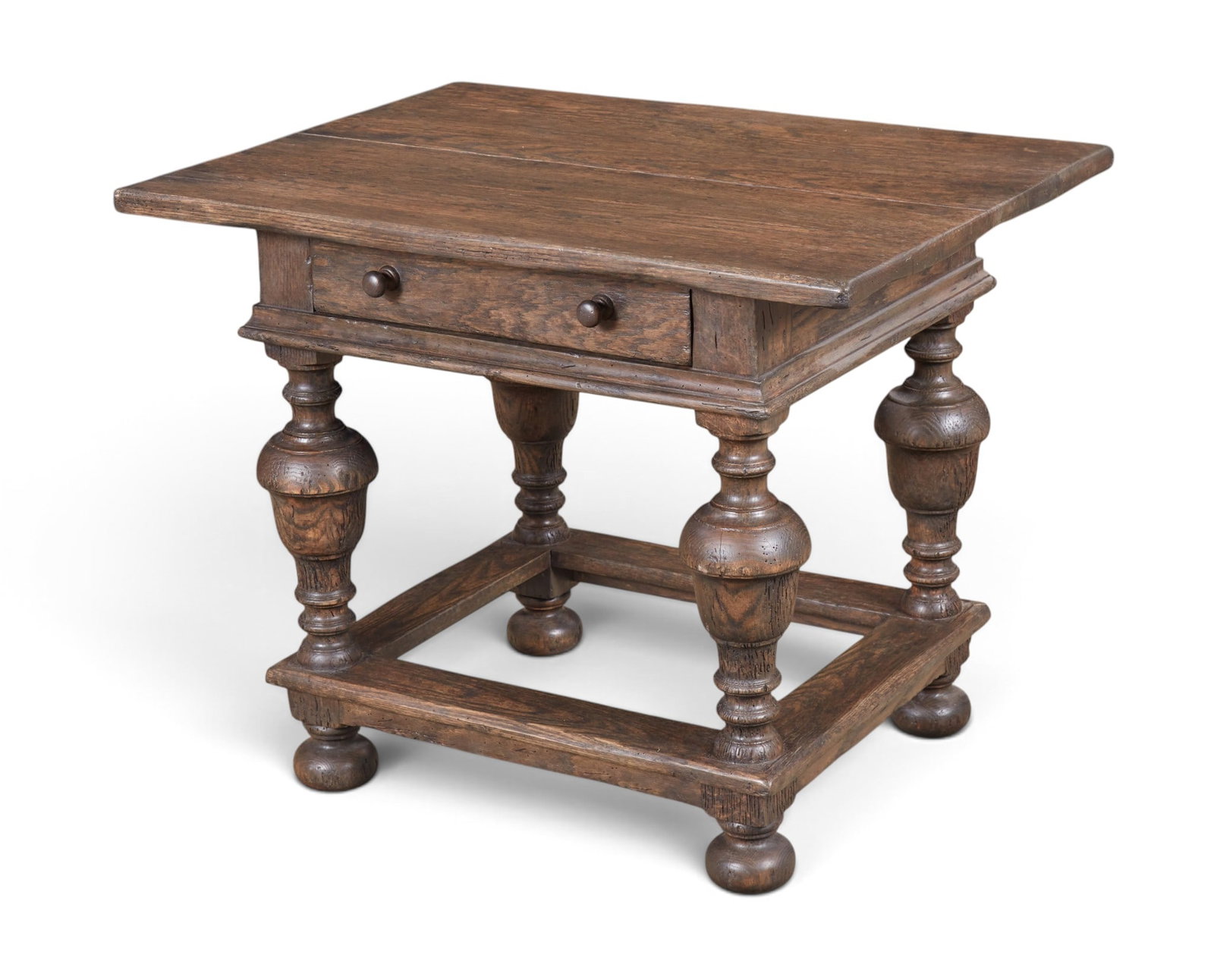 A Continental Baroque style grey painted side table, modern: A Continental Baroque style grey painted side table modern height 29in (74cm); width 36in (91.5cm); depth 27in (68.5cm)