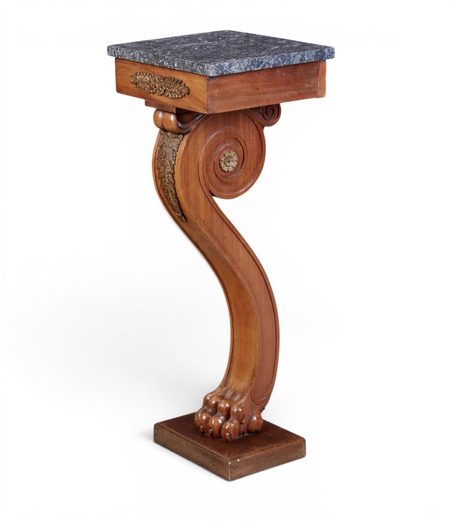 A George IV style gilt bronze mounted mahogany console, composed of antique and later elements (1 of 7)