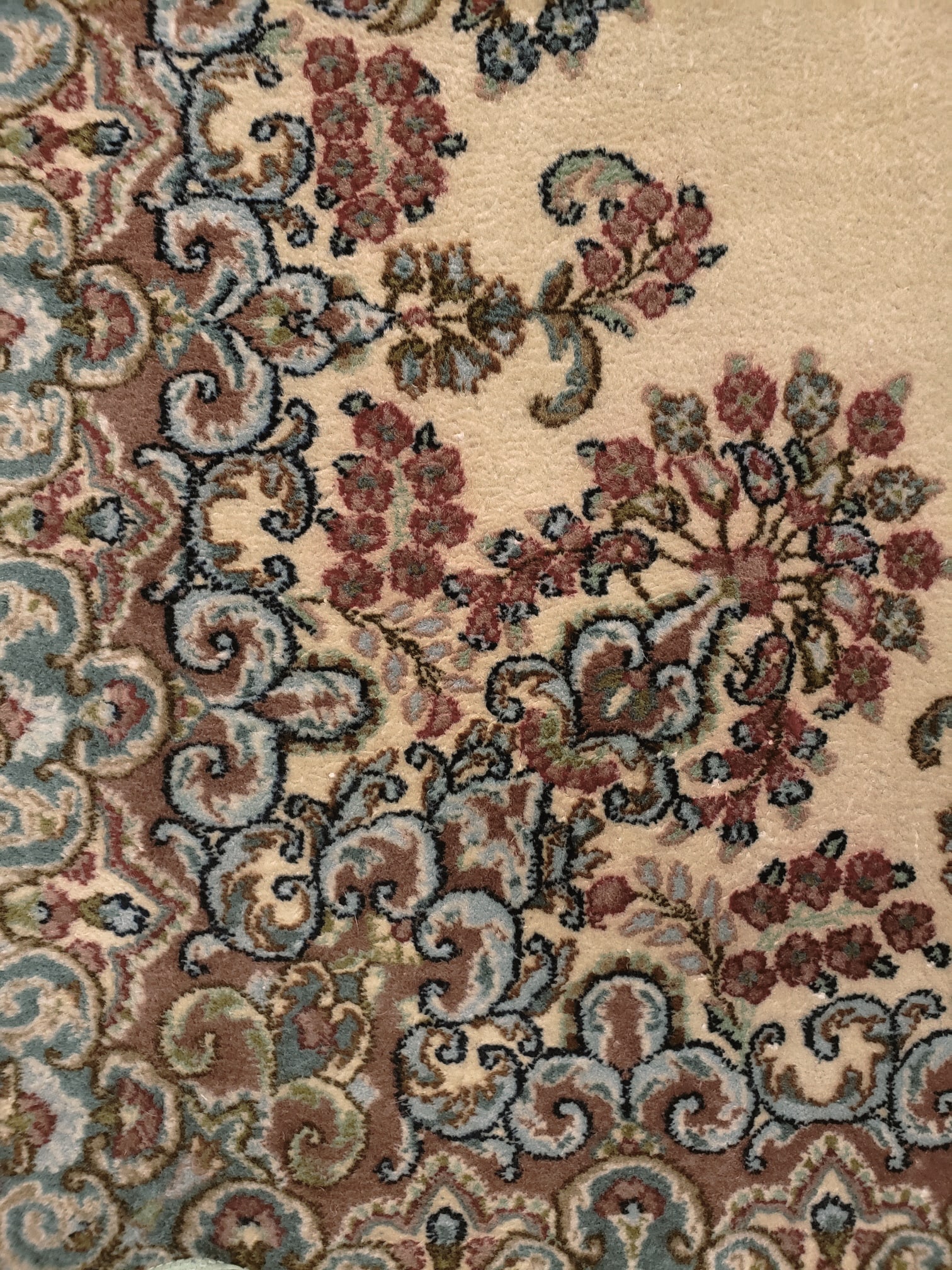 A signed Kerman area rug - 3